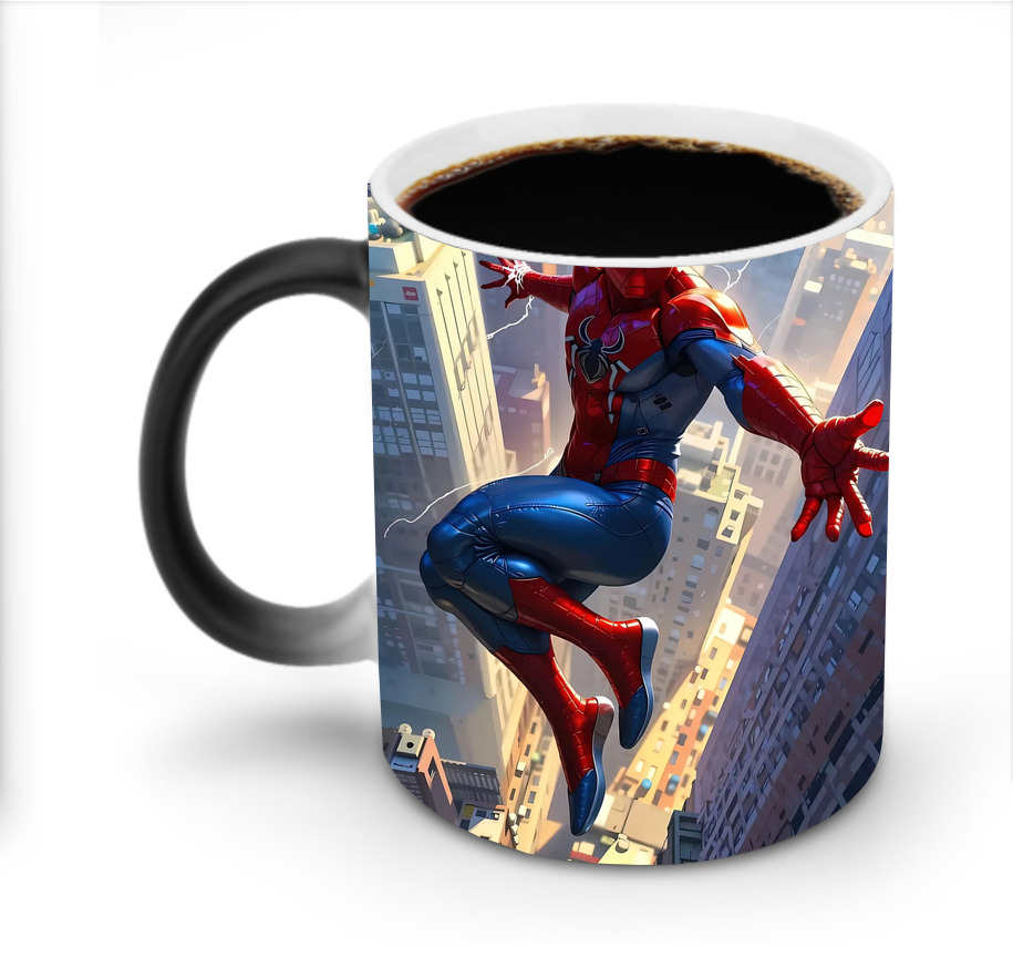 （画像用） Spider Man スパイダーマン 温度変色マグカップ