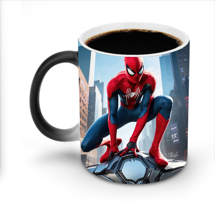 （画像用） Spider Man スパイダーマン 温度変色マグカップ