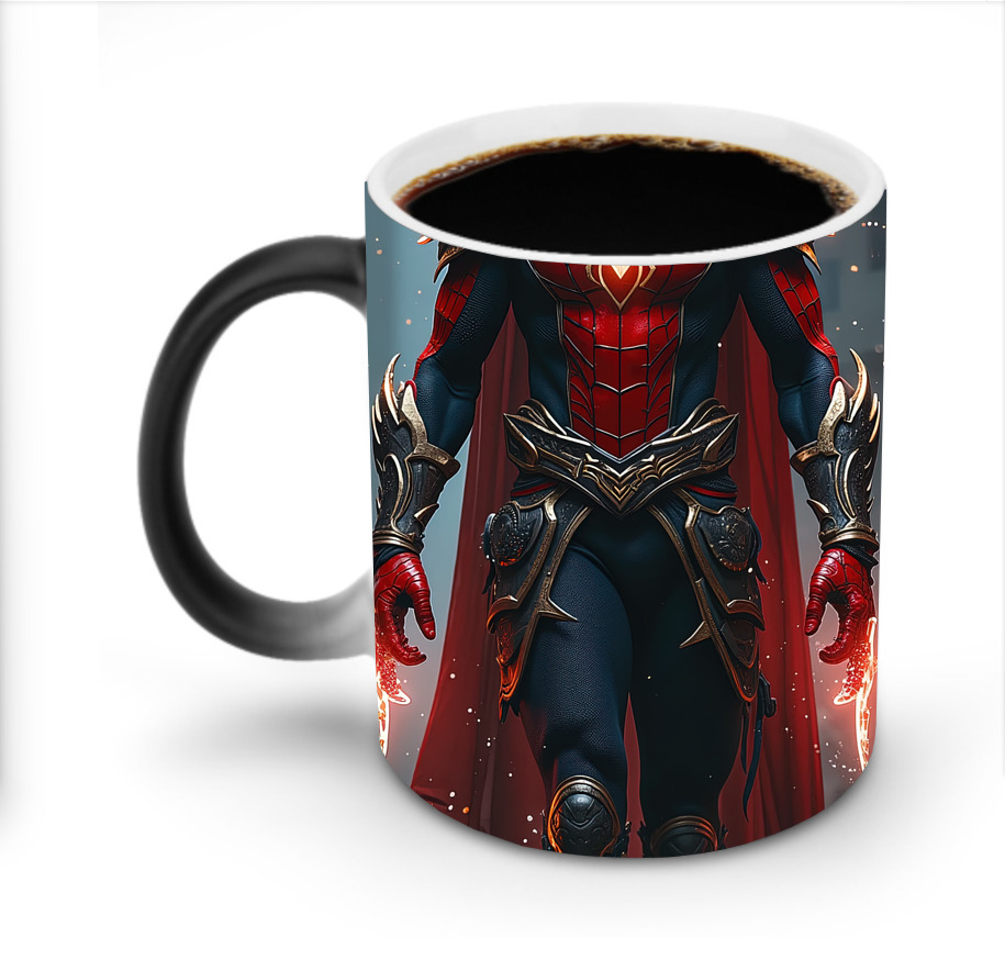 （画像用） Spider Man スパイダーマン 温度変色マグカップ
