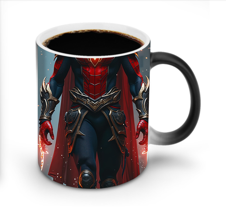 （画像用） Spider Man スパイダーマン 温度変色マグカップ
