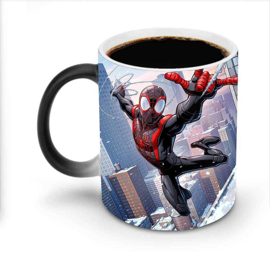 （画像用） Spider Man スパイダーマン 温度変色マグカップ