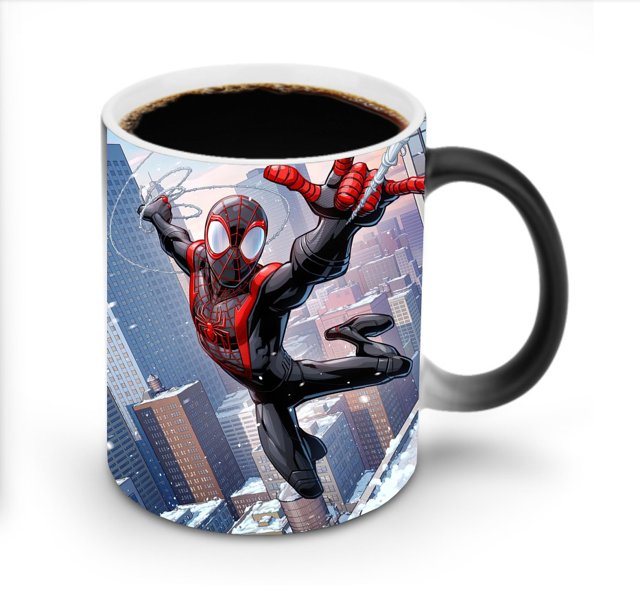 （画像用） Spider Man スパイダーマン 温度変色マグカップ