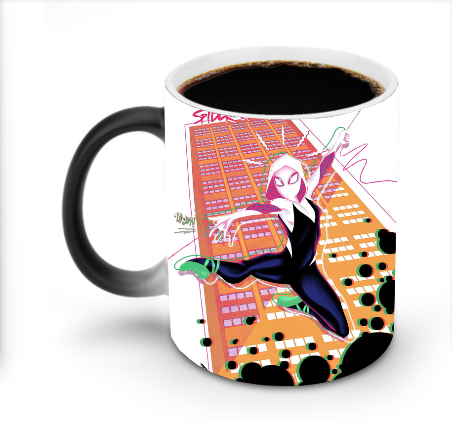 （画像用） Spider Man スパイダーマン 温度変色マグカップ