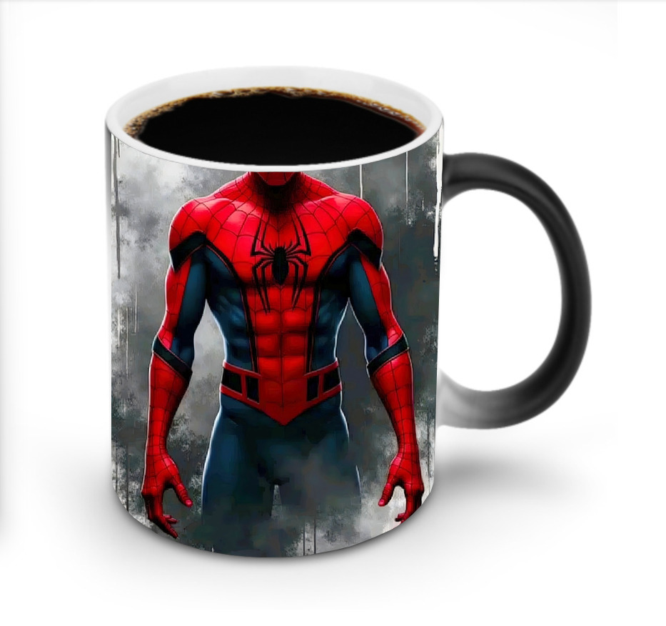 （画像用） Spider Man スパイダーマン 温度変色マグカップ
