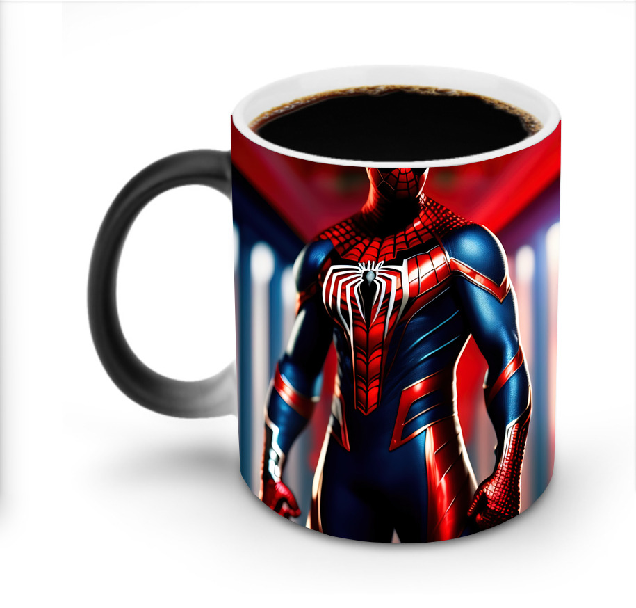 （画像用） Spider Man スパイダーマン 温度変色マグカップ