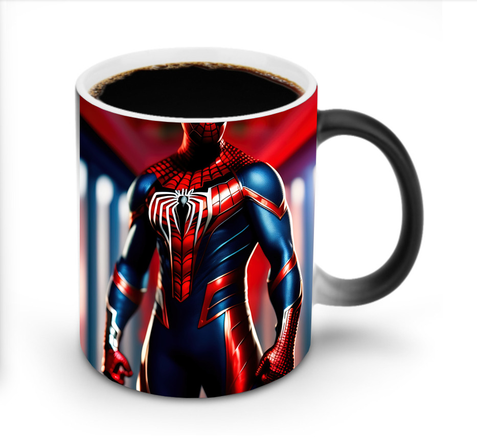（画像用） Spider Man スパイダーマン 温度変色マグカップ