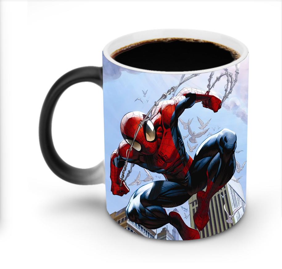 （画像用） Spider Man スパイダーマン 温度変色マグカップ