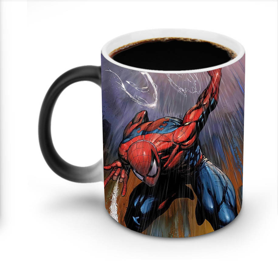 （画像用） Spider Man スパイダーマン 温度変色マグカップ