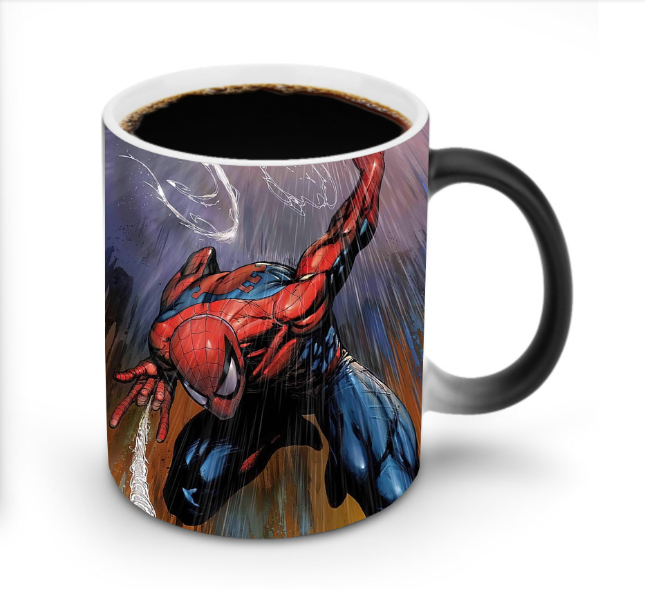 （画像用） Spider Man スパイダーマン 温度変色マグカップ