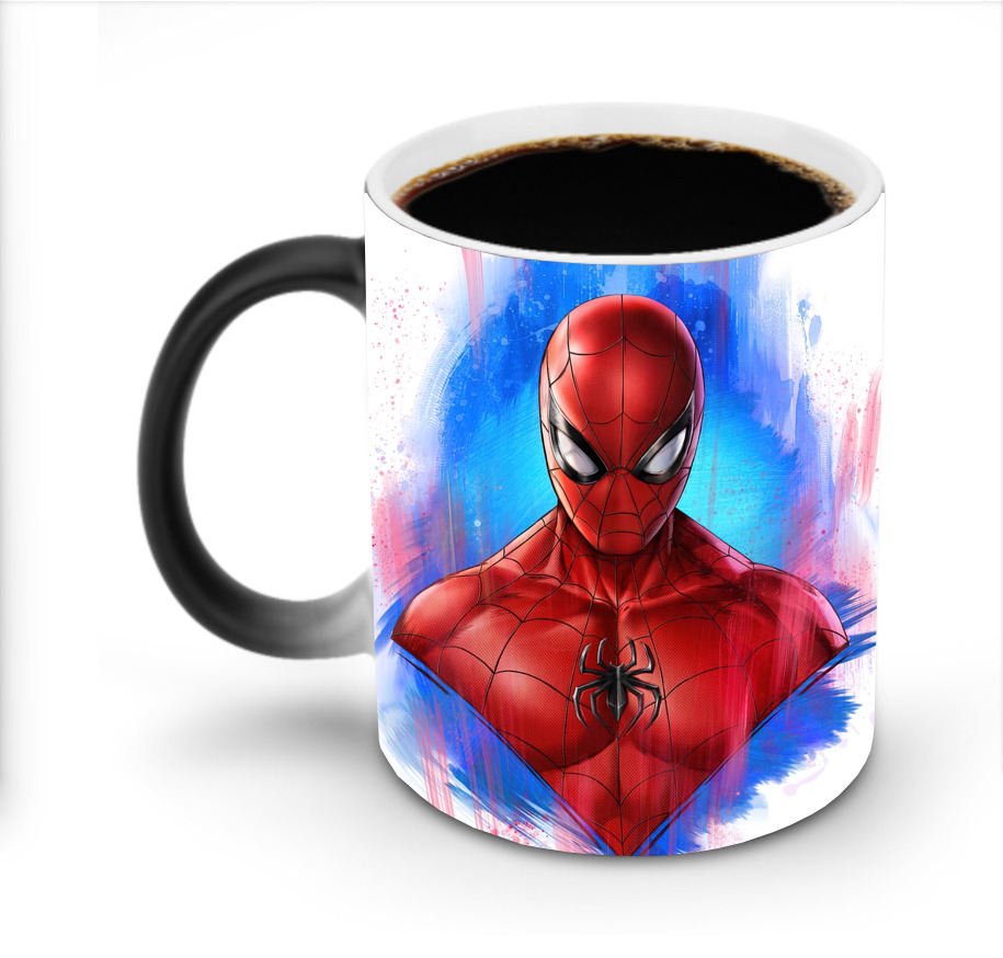 （画像用） Spider Man スパイダーマン 温度変色マグカップ