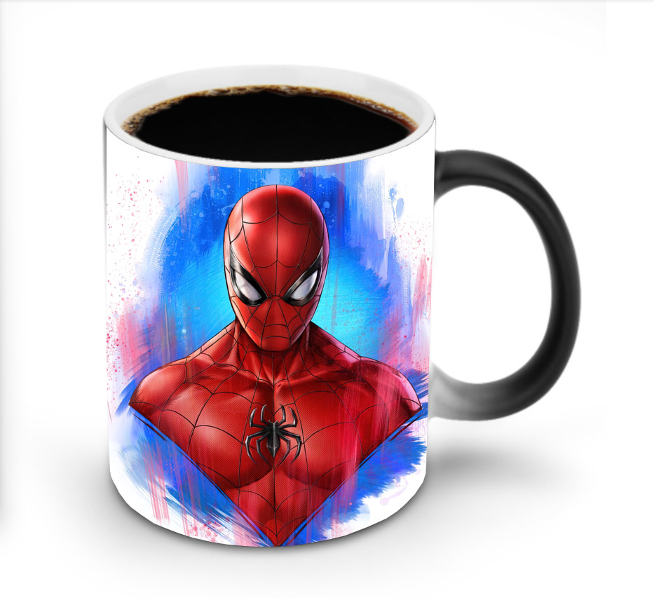 （画像用） Spider Man スパイダーマン 温度変色マグカップ