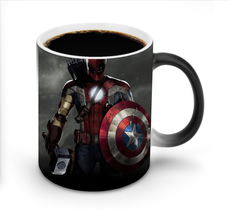 （画像用） Spider Man スパイダーマン 温度変色マグカップ