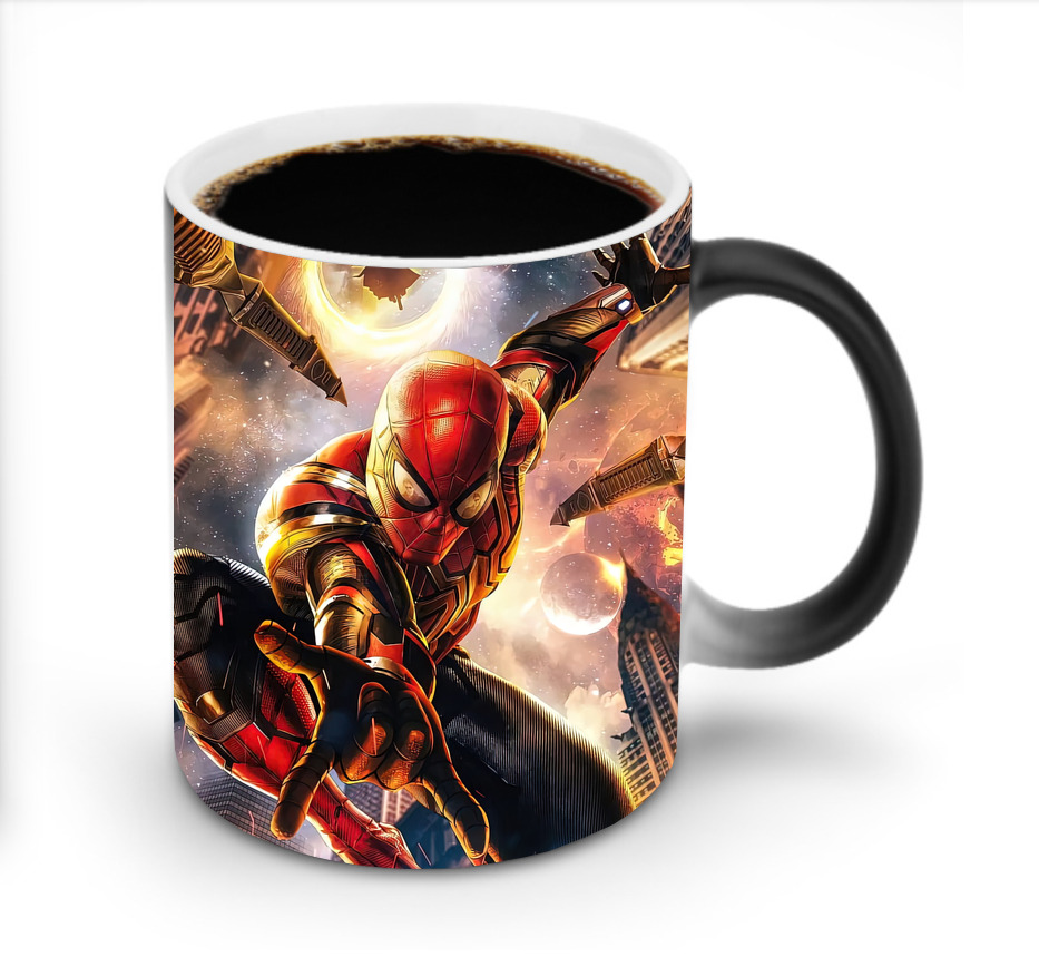 （画像用） Spider Man スパイダーマン 温度変色マグカップ