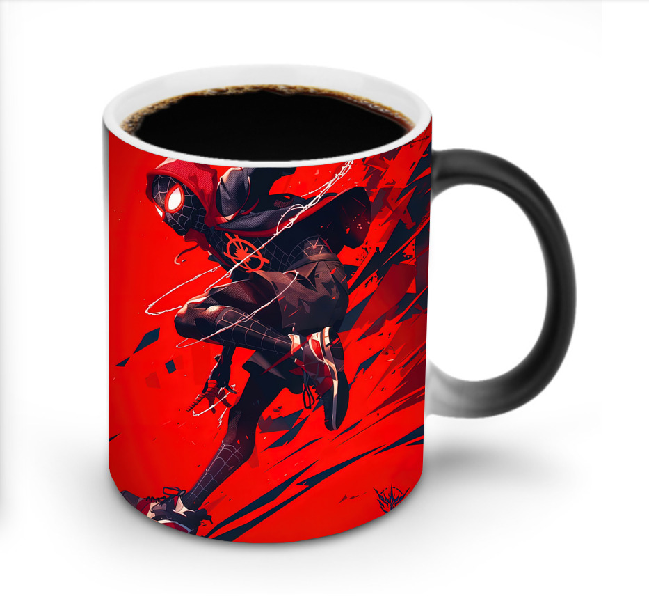 （画像用） Spider Man スパイダーマン 温度変色マグカップ