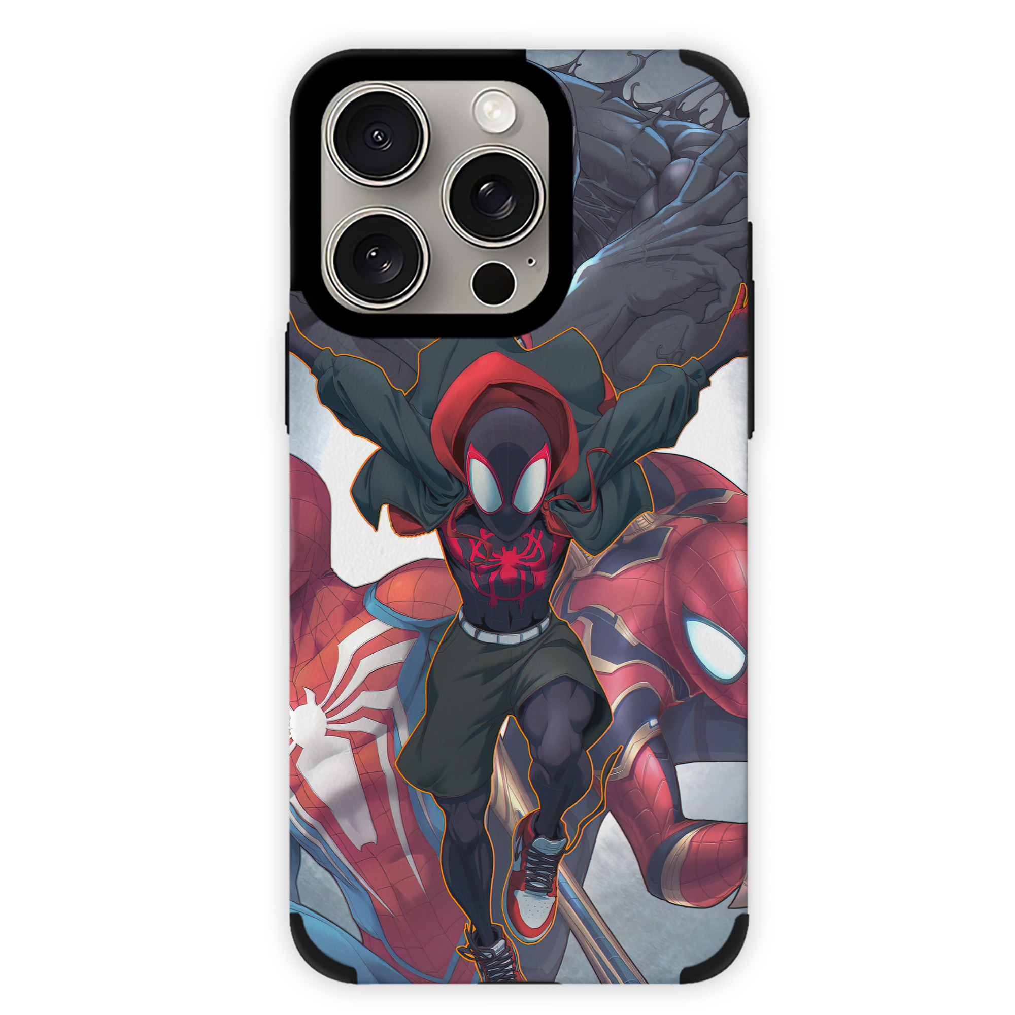 Spider Man スパイダーマン 【iPhone15ProMax対応】 PUレザー スマホケース 耐衝撃＆黄変防止