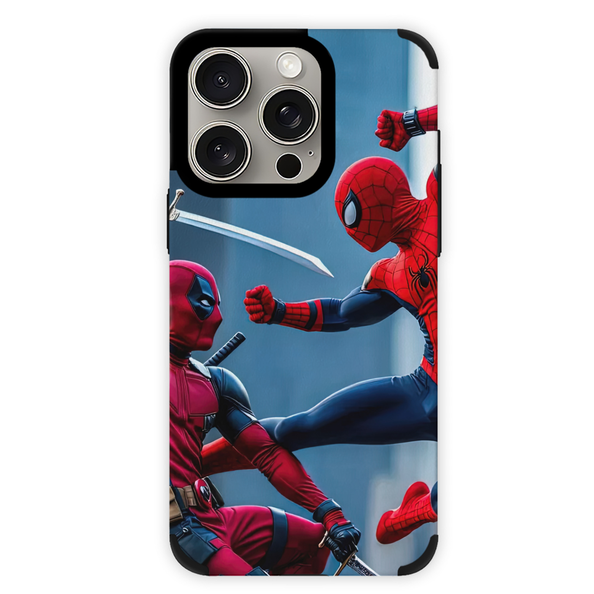 （画像用） Spider Man スパイダーマン 【iPhone15ProMax対応】 PUレザー スマホケース 耐衝撃＆黄変防止