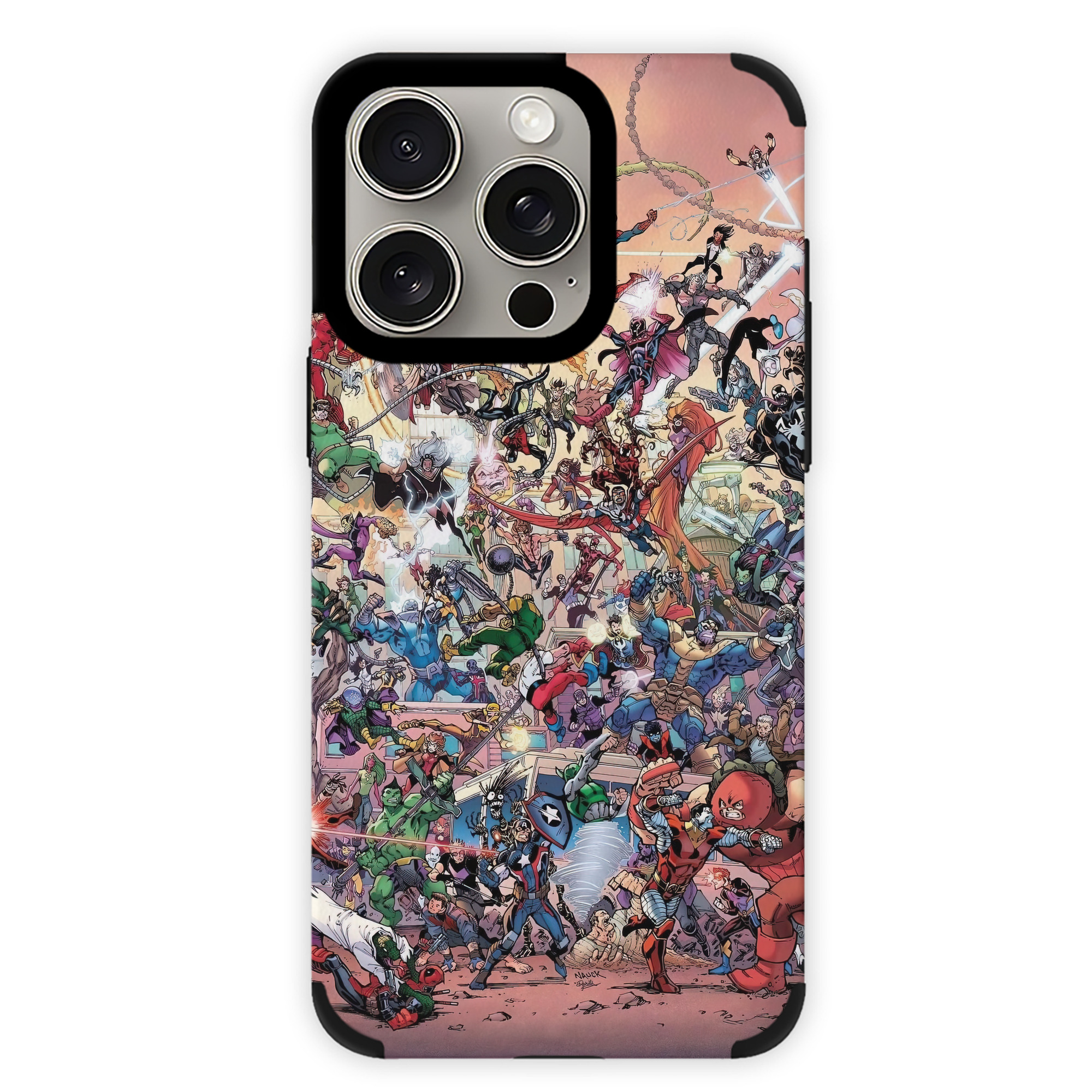 Spider Man スパイダーマン 【iPhone15ProMax対応】 PUレザー スマホケース 耐衝撃＆黄変防止