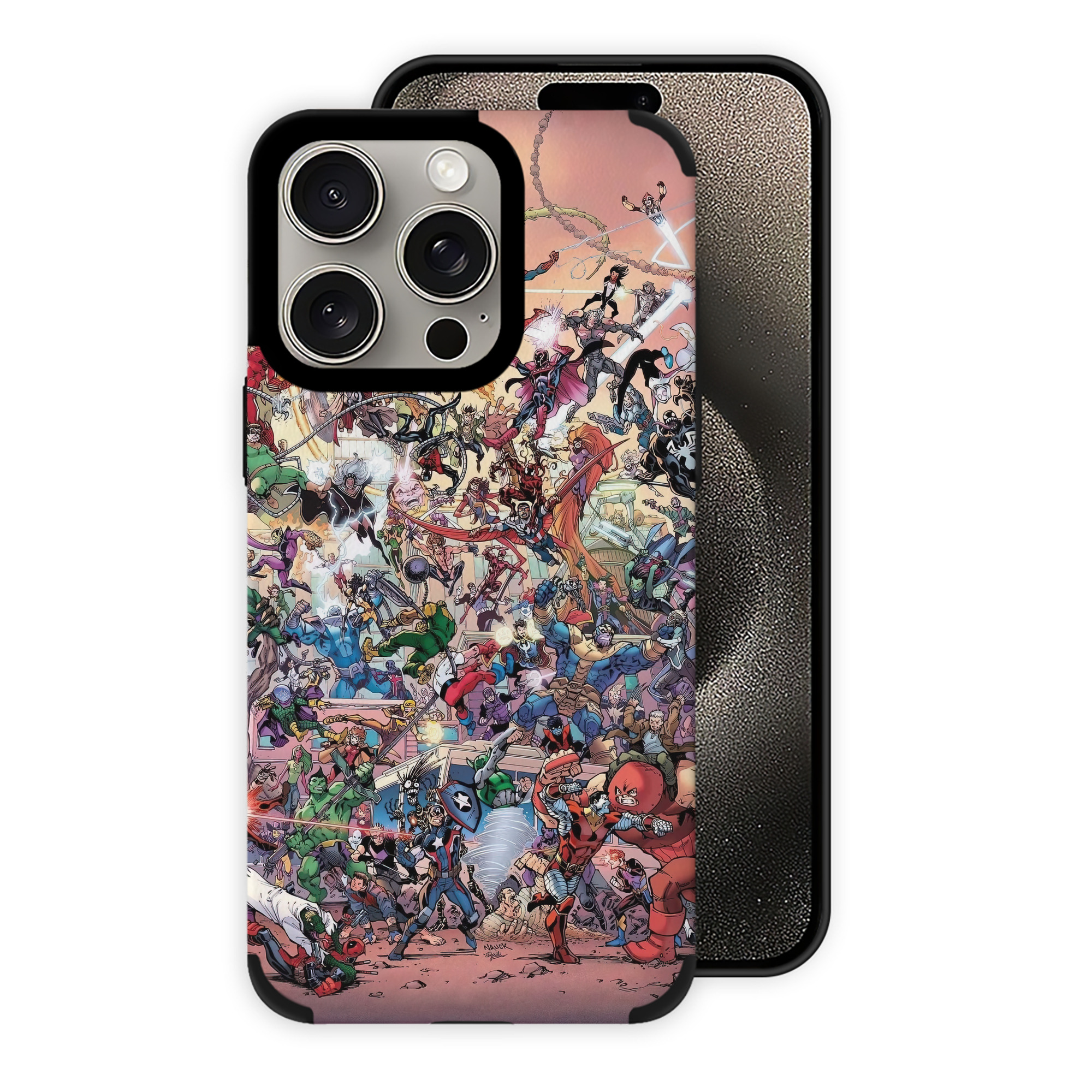 Spider Man スパイダーマン 【iPhone15ProMax対応】 PUレザー スマホケース 耐衝撃＆黄変防止