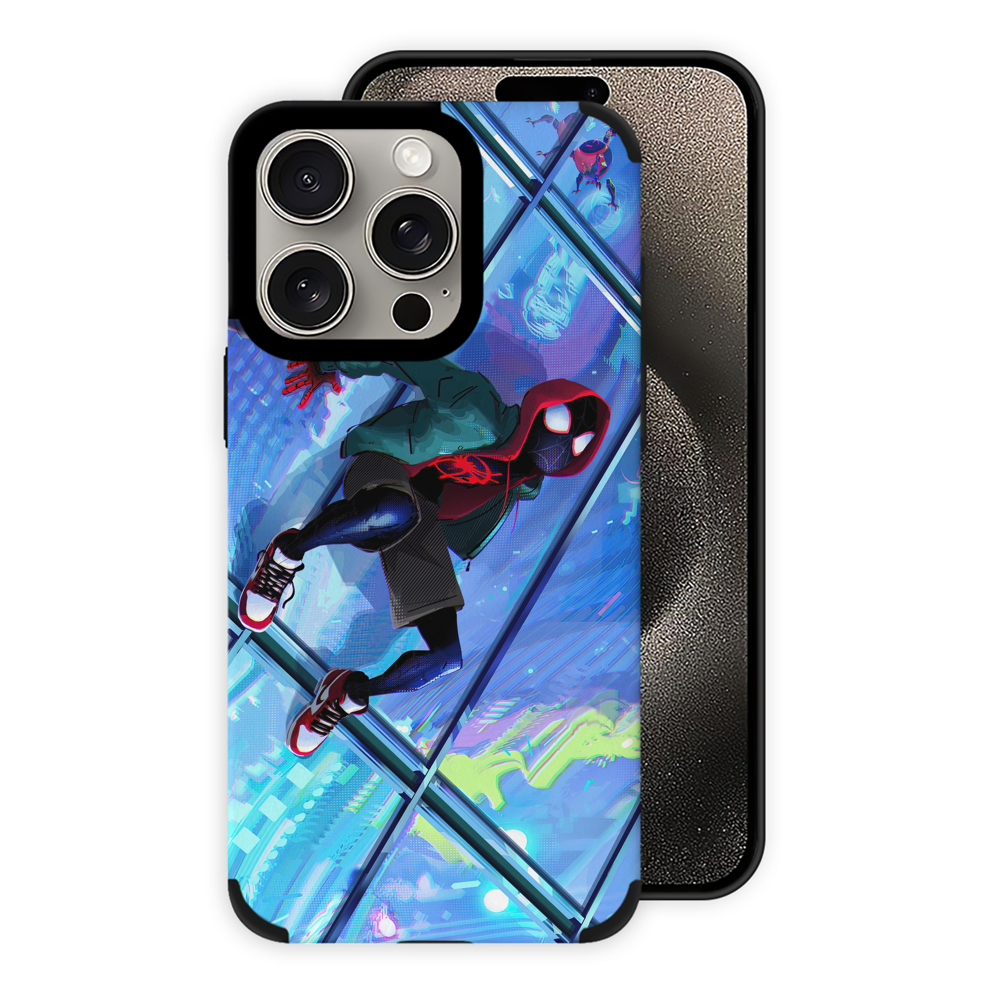 （画像用） Spider Man スパイダーマン 【iPhone15ProMax対応】 PUレザー スマホケース 耐衝撃＆黄変防止