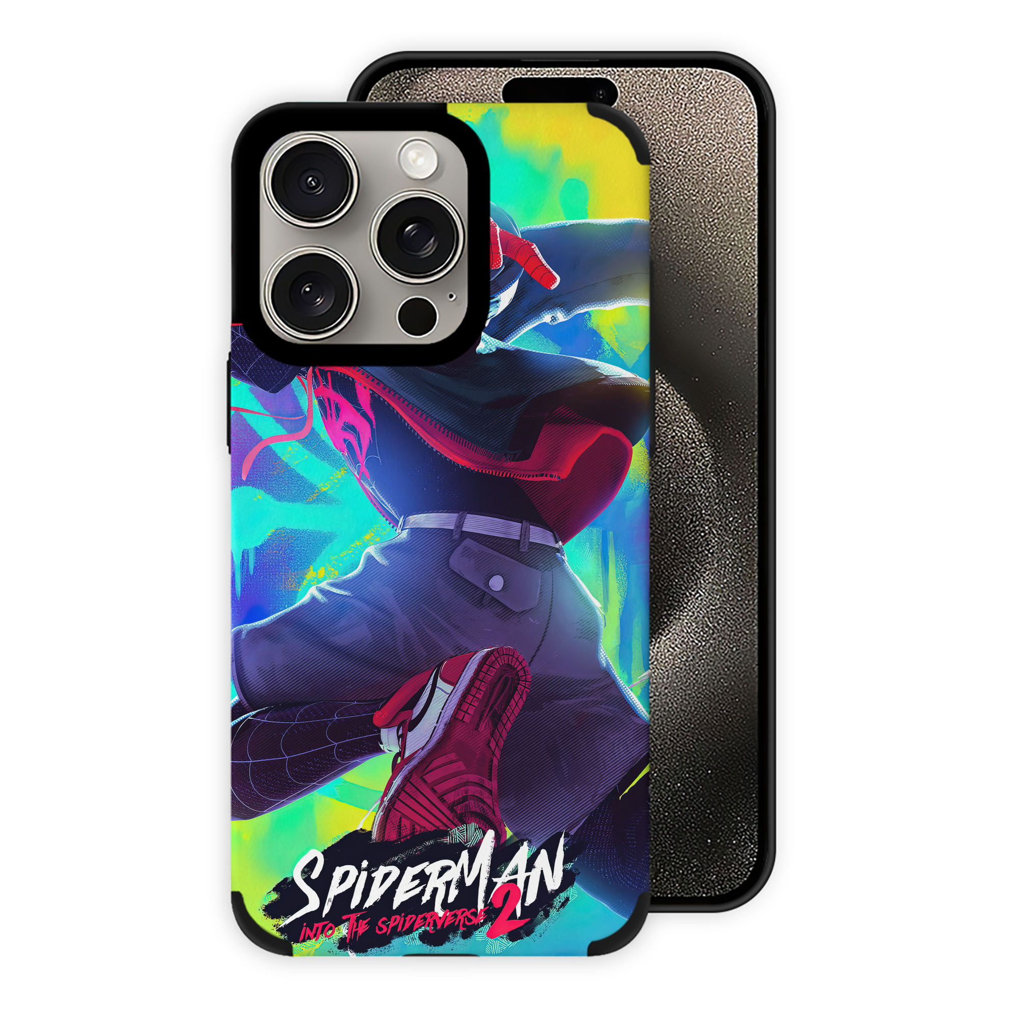 （画像用） Spider Man スパイダーマン 【iPhone15ProMax対応】 PUレザー スマホケース 耐衝撃＆黄変防止