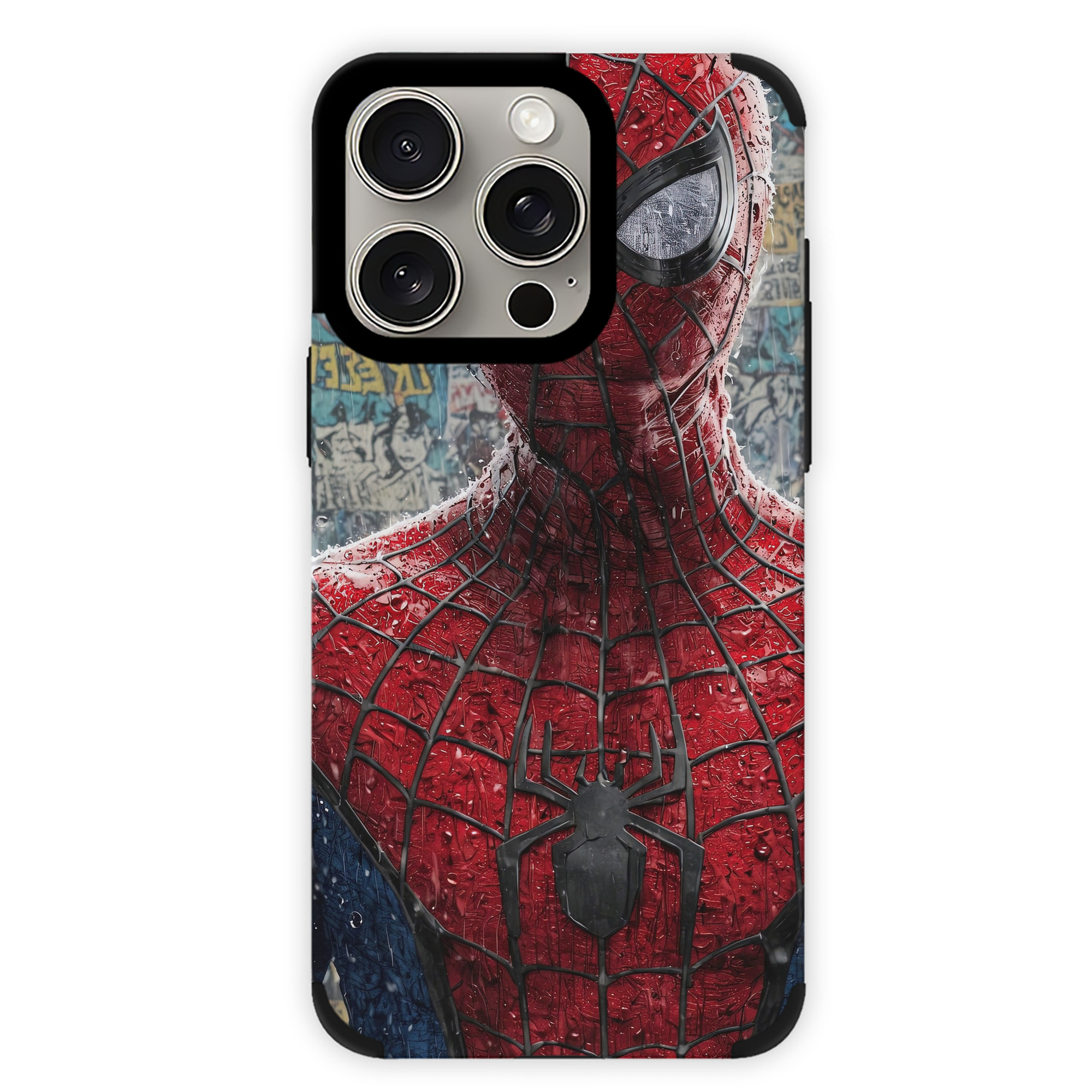 （画像用） Spider Man スパイダーマン 【iPhone15ProMax対応】 PUレザー スマホケース 耐衝撃＆黄変防止