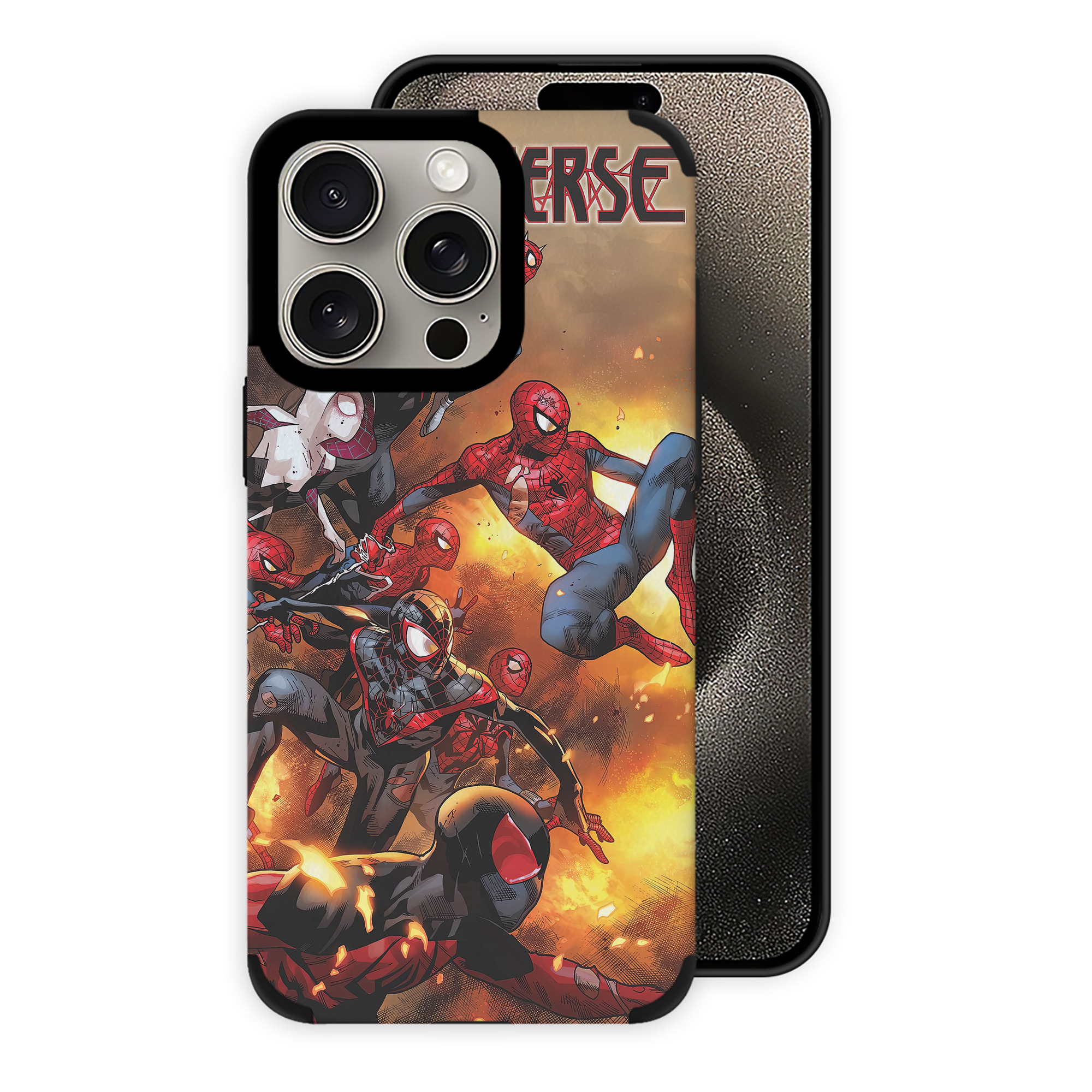 Spider Man スパイダーマン 【iPhone15ProMax対応】 PUレザー スマホケース 耐衝撃＆黄変防止