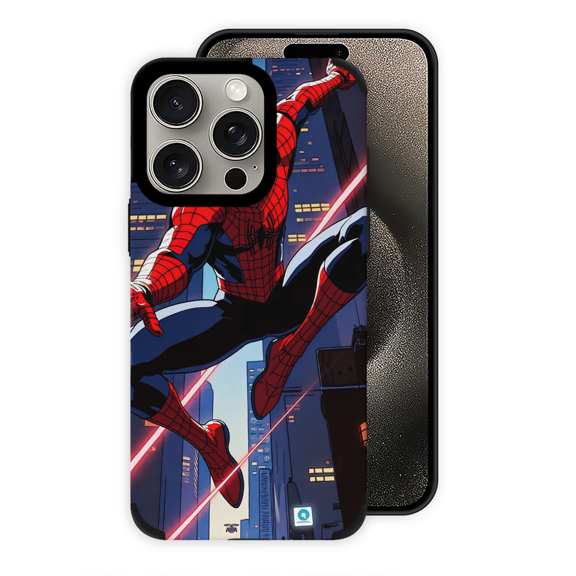Spider Man スパイダーマン 【iPhone15ProMax対応】 PUレザー スマホケース 耐衝撃＆黄変防止