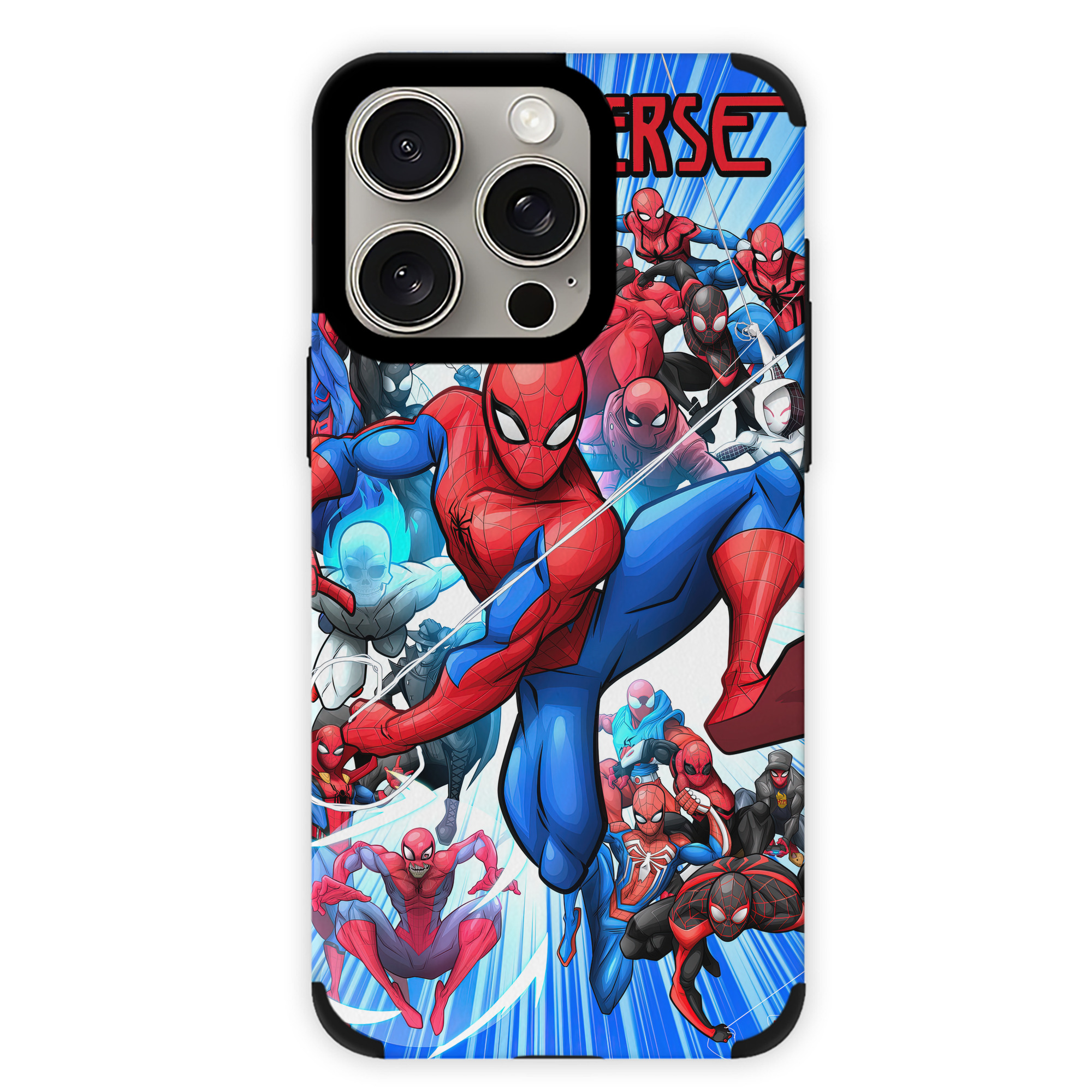 （画像用） Spider Man スパイダーマン 【iPhone15ProMax対応】 PUレザー スマホケース 耐衝撃＆黄変防止