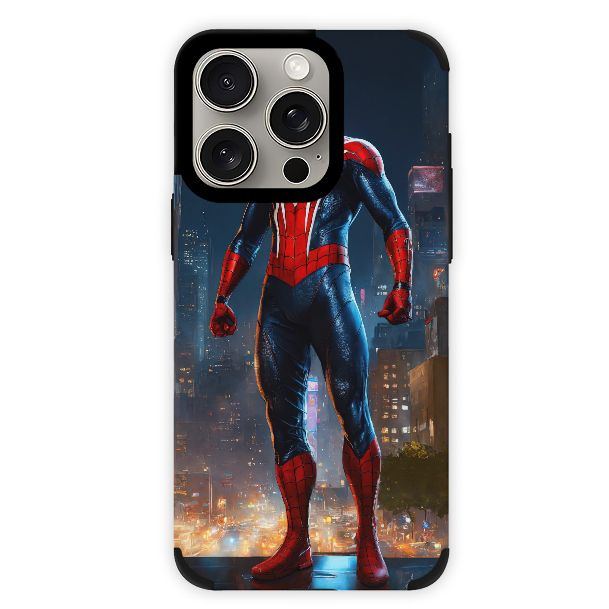 （画像用） Spider Man スパイダーマン 【iPhone15ProMax対応】 PUレザー スマホケース 耐衝撃＆黄変防止