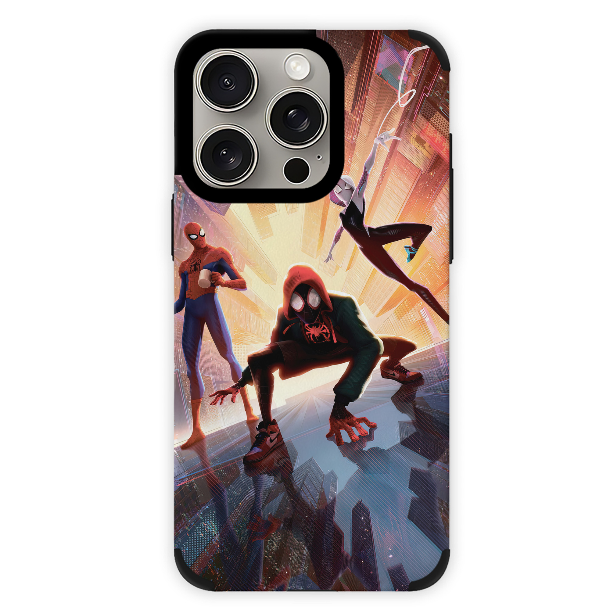 （画像用） Spider Man スパイダーマン 【iPhone15ProMax対応】 PUレザー スマホケース 耐衝撃＆黄変防止