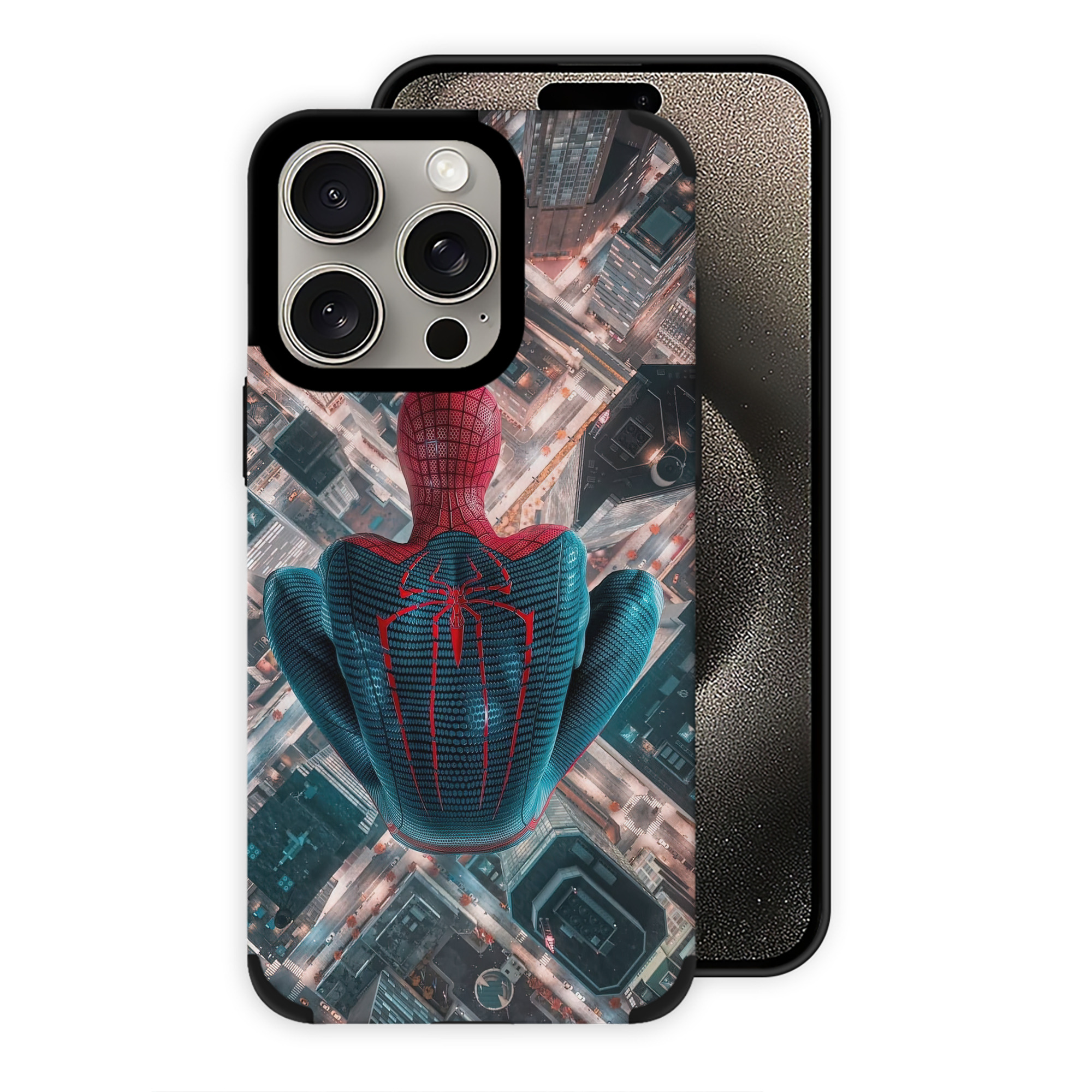 Spider Man スパイダーマン 【iPhone15ProMax対応】 PUレザー スマホケース 耐衝撃＆黄変防止