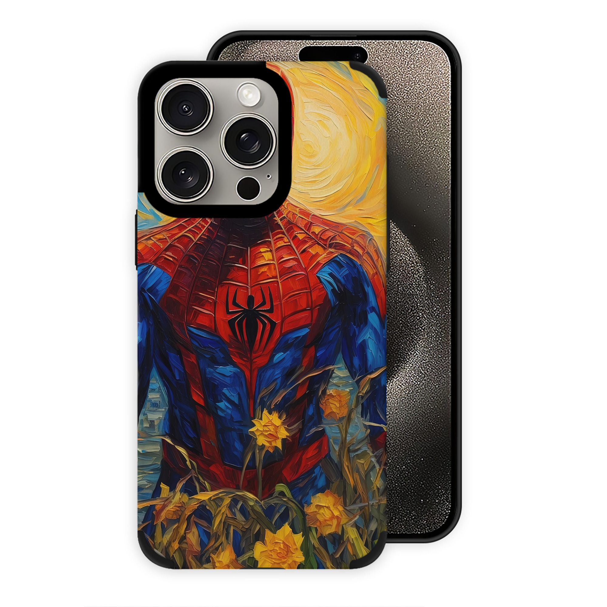 Spider Man スパイダーマン 【iPhone15ProMax対応】 PUレザー スマホケース 耐衝撃＆黄変防止