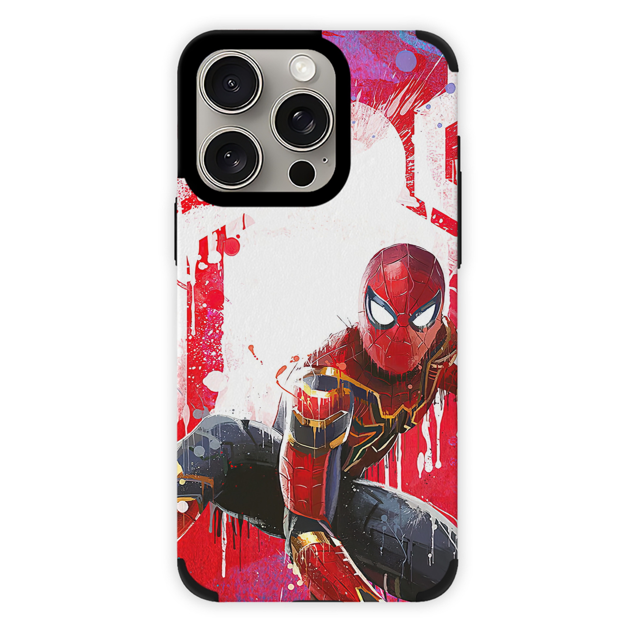Spider Man スパイダーマン 【iPhone15ProMax対応】 PUレザー スマホケース 耐衝撃＆黄変防止