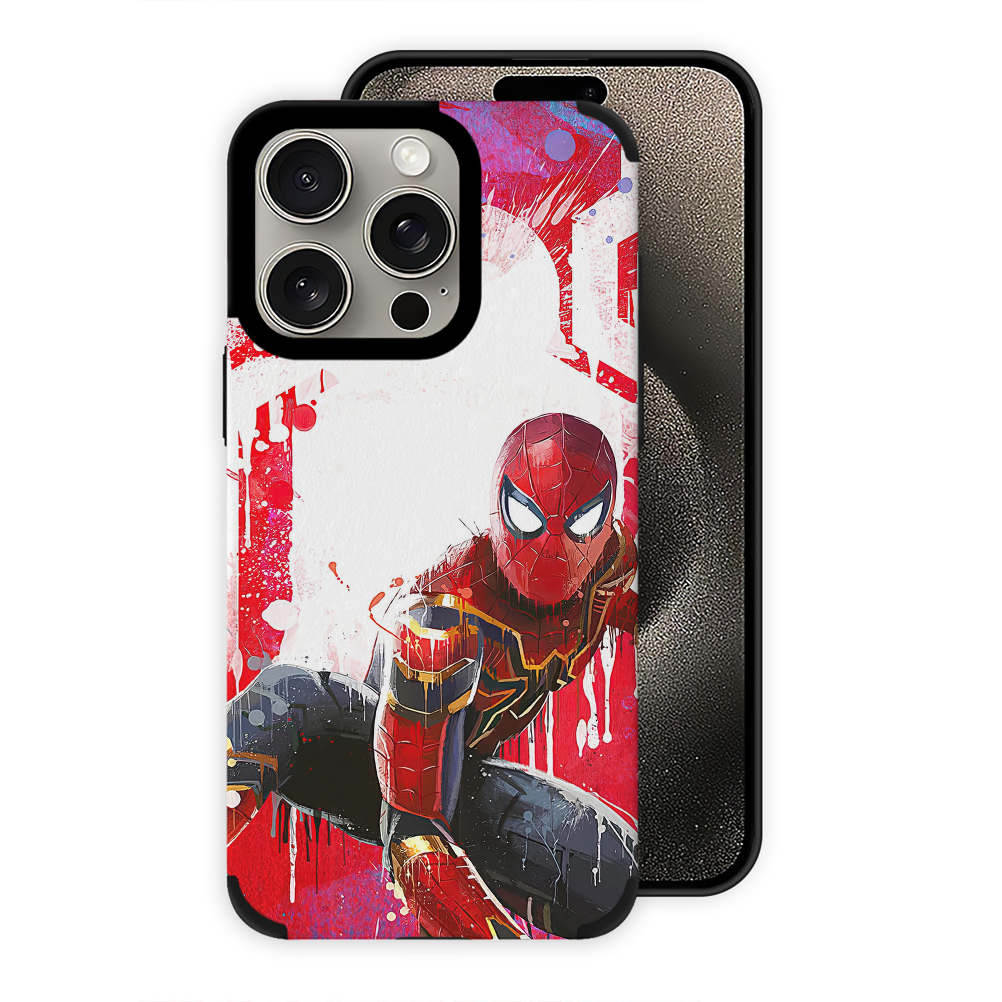 Spider Man スパイダーマン 【iPhone15ProMax対応】 PUレザー スマホケース 耐衝撃＆黄変防止