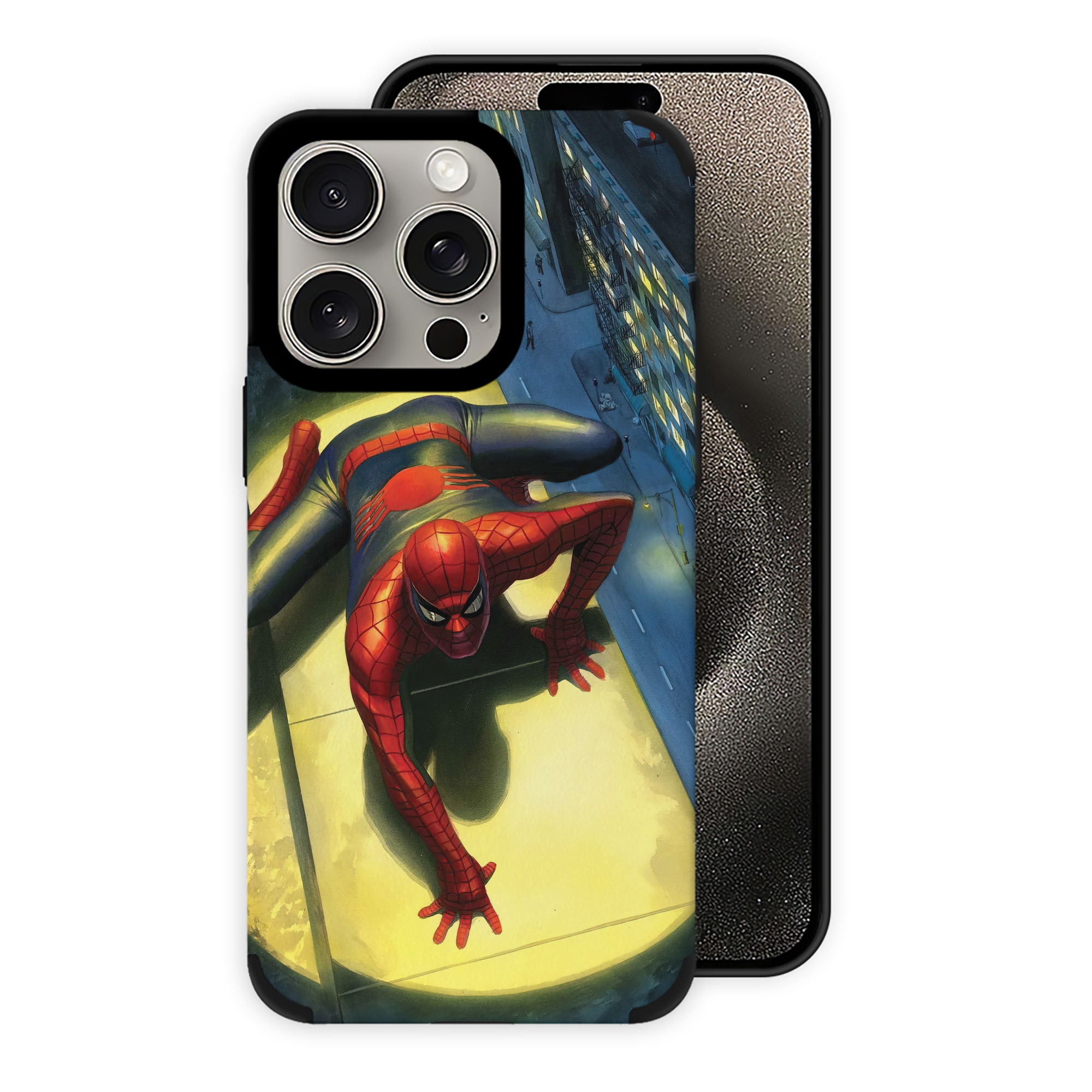 Spider Man スパイダーマン 【iPhone15ProMax対応】 PUレザー スマホケース 耐衝撃＆黄変防止
