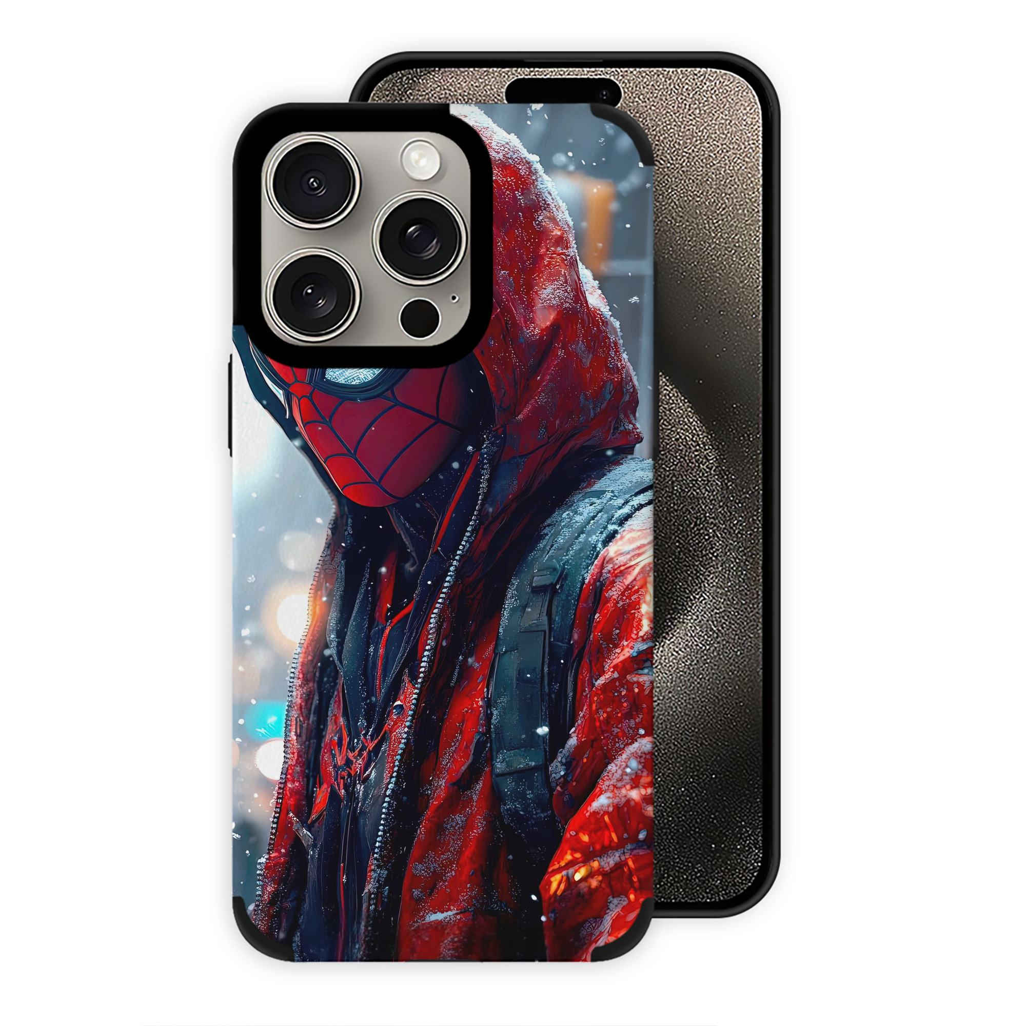Spider Man スパイダーマン 【iPhone15ProMax対応】 PUレザー スマホケース 耐衝撃＆黄変防止