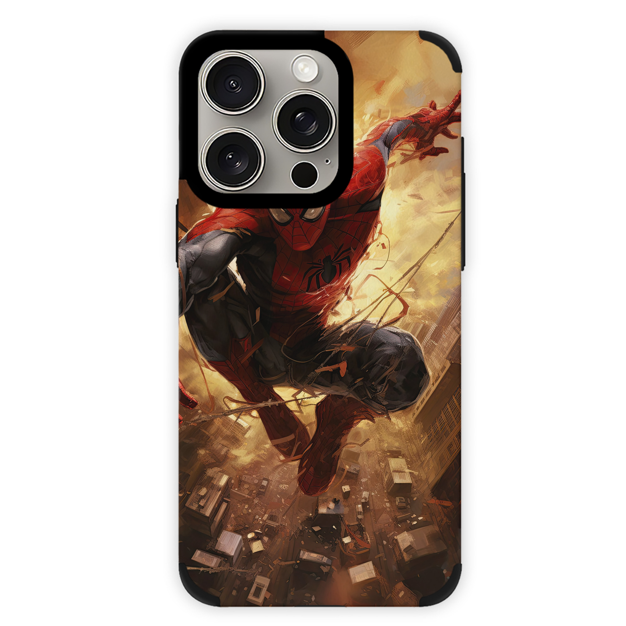 Spider Man スパイダーマン 【iPhone15ProMax対応】 PUレザー スマホケース 耐衝撃＆黄変防止