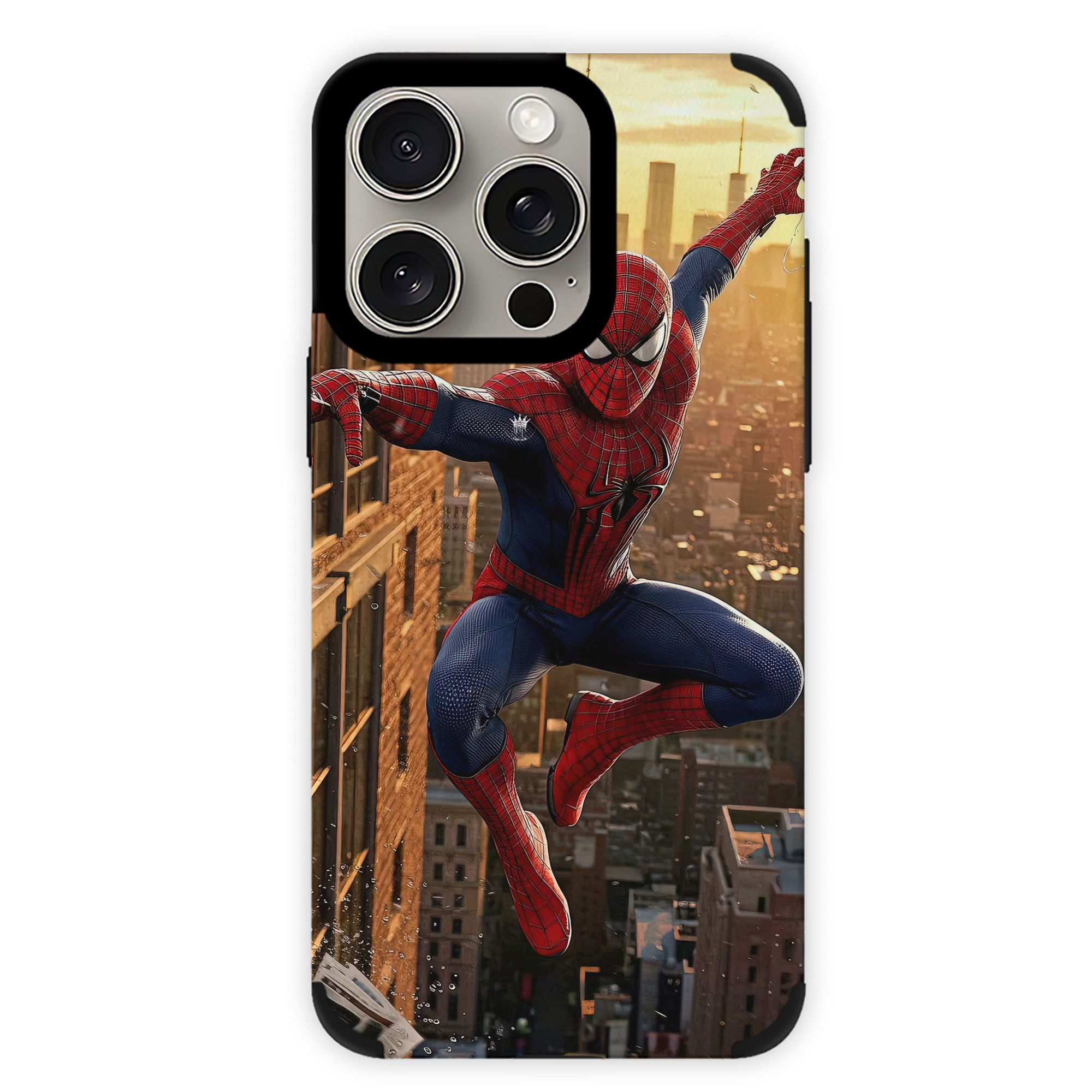 Spider Man スパイダーマン 【iPhone15ProMax対応】 PUレザー スマホケース 耐衝撃＆黄変防止