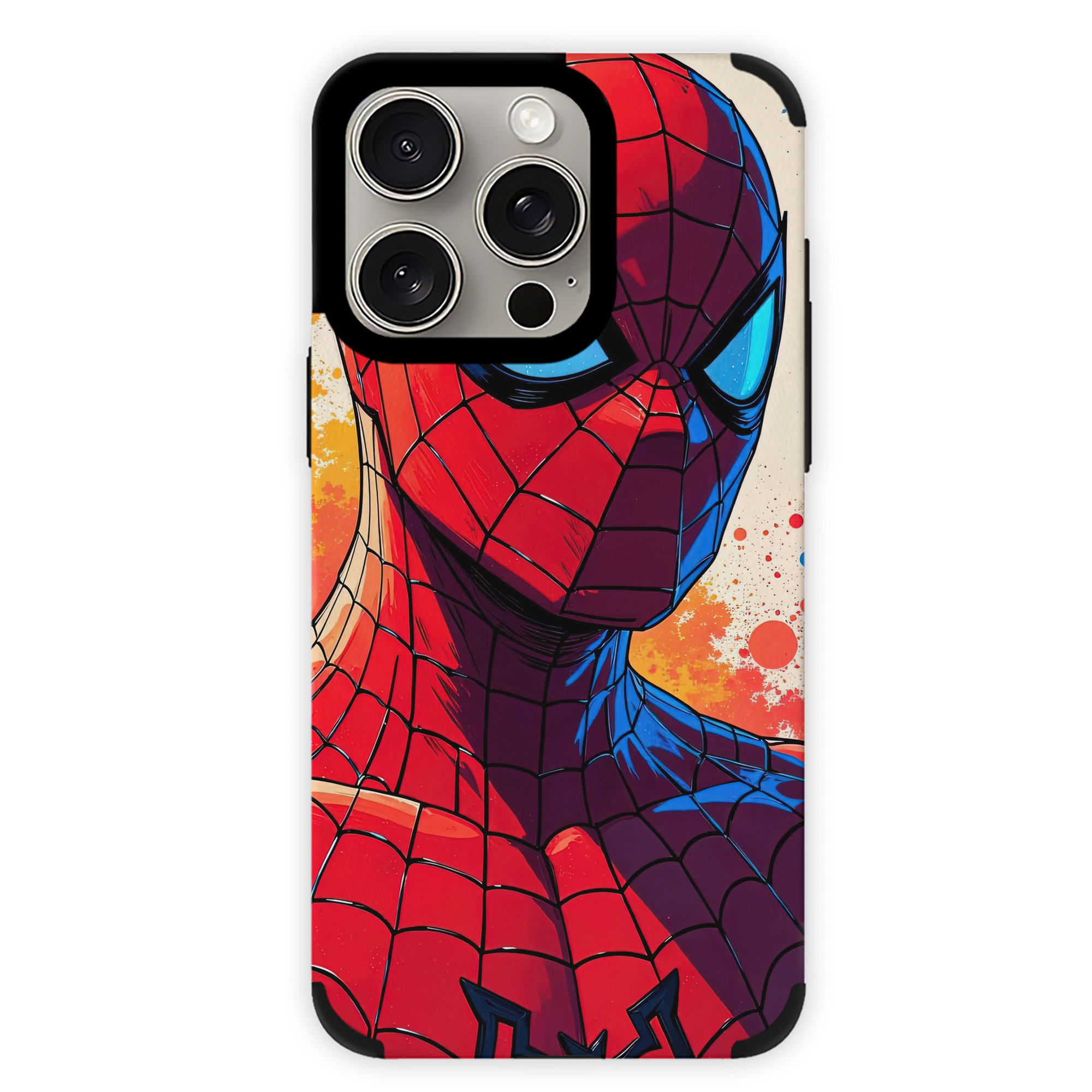 （画像用） Spider Man スパイダーマン 【iPhone15ProMax対応】 PUレザー スマホケース 耐衝撃＆黄変防止