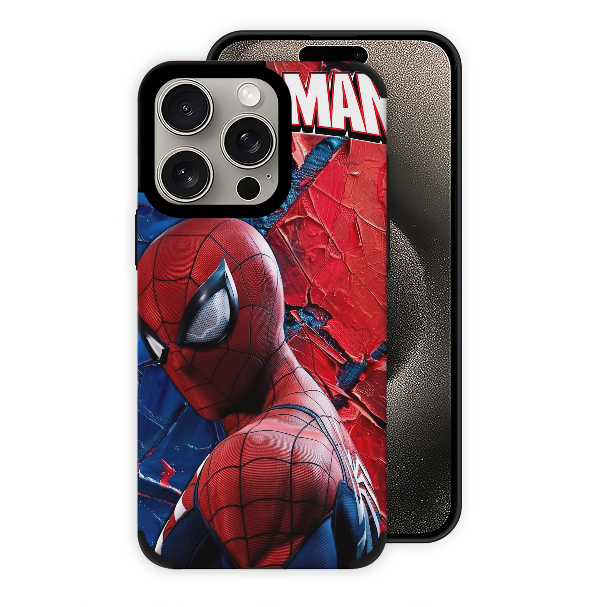 Spider Man スパイダーマン 【iPhone15ProMax対応】 PUレザー スマホケース 耐衝撃＆黄変防止