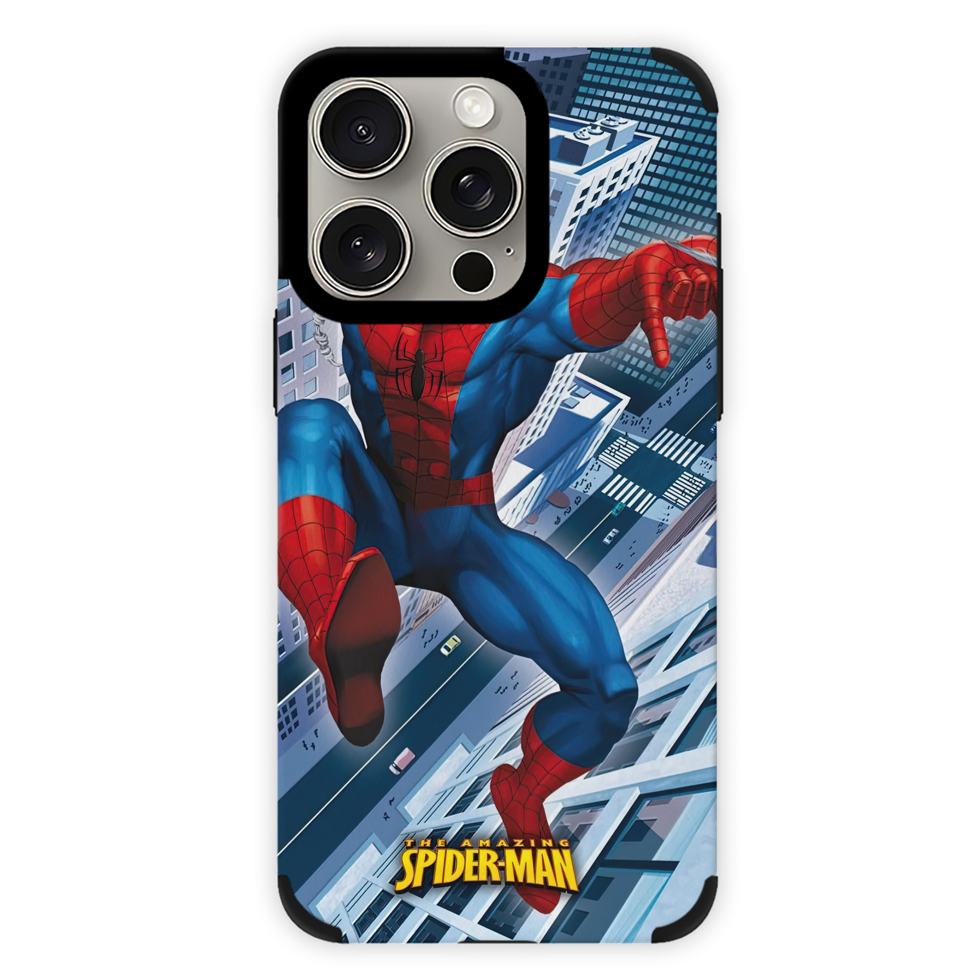Spider Man スパイダーマン 【iPhone15ProMax対応】 PUレザー スマホケース 耐衝撃＆黄変防止