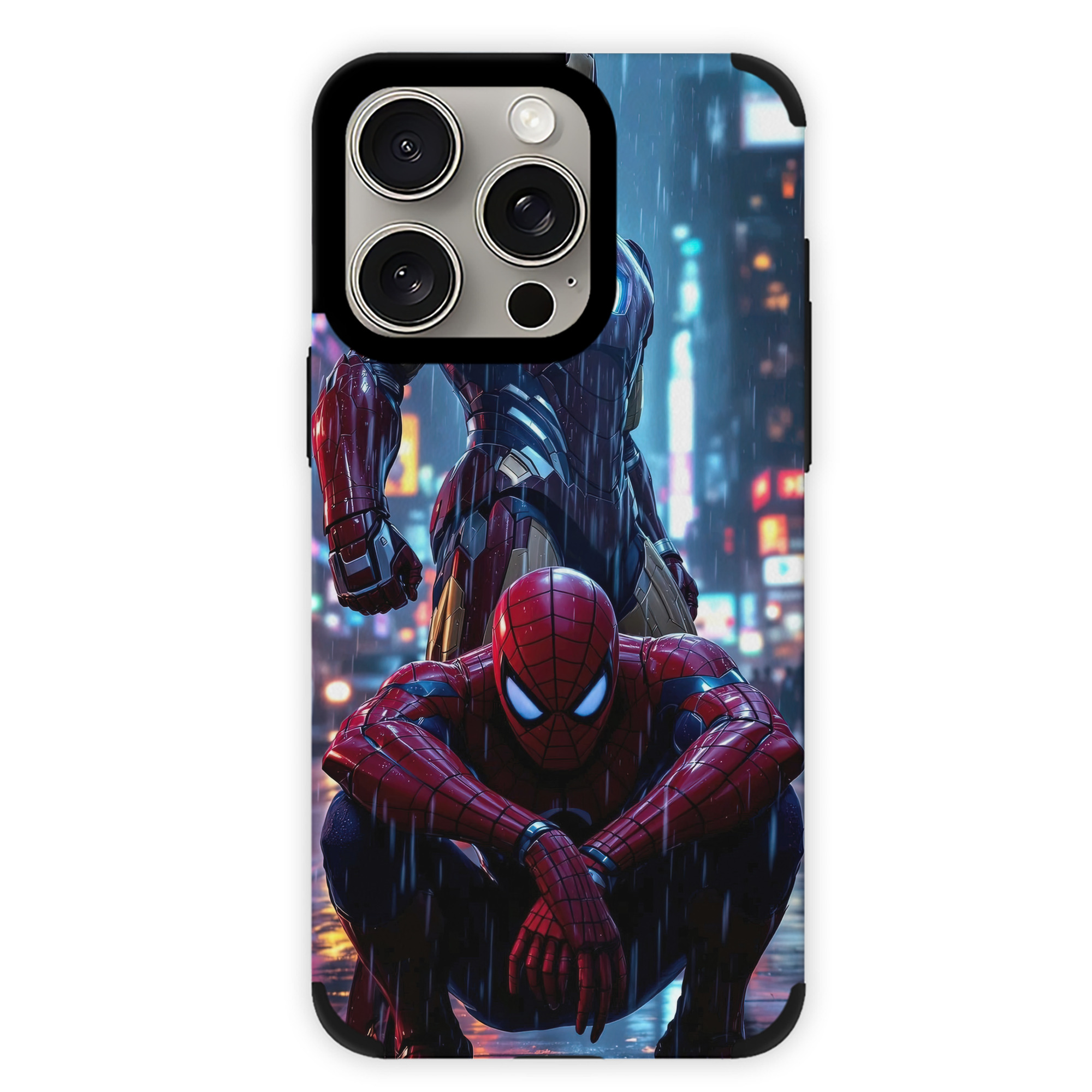 （画像用） Spider Man スパイダーマン 【iPhone15ProMax対応】 PUレザー スマホケース 耐衝撃＆黄変防止
