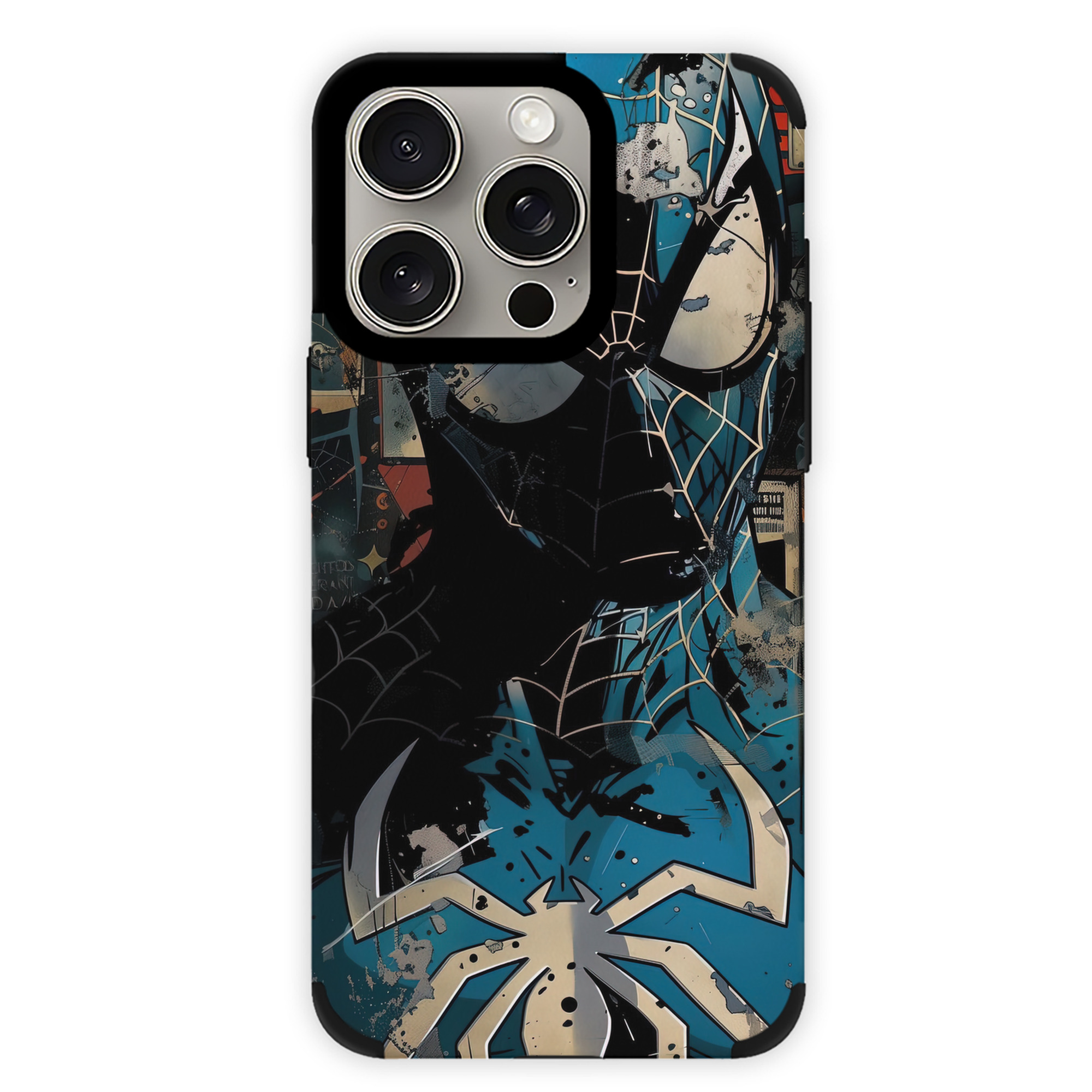 Spider Man スパイダーマン 【iPhone15ProMax対応】 PUレザー スマホケース 耐衝撃＆黄変防止