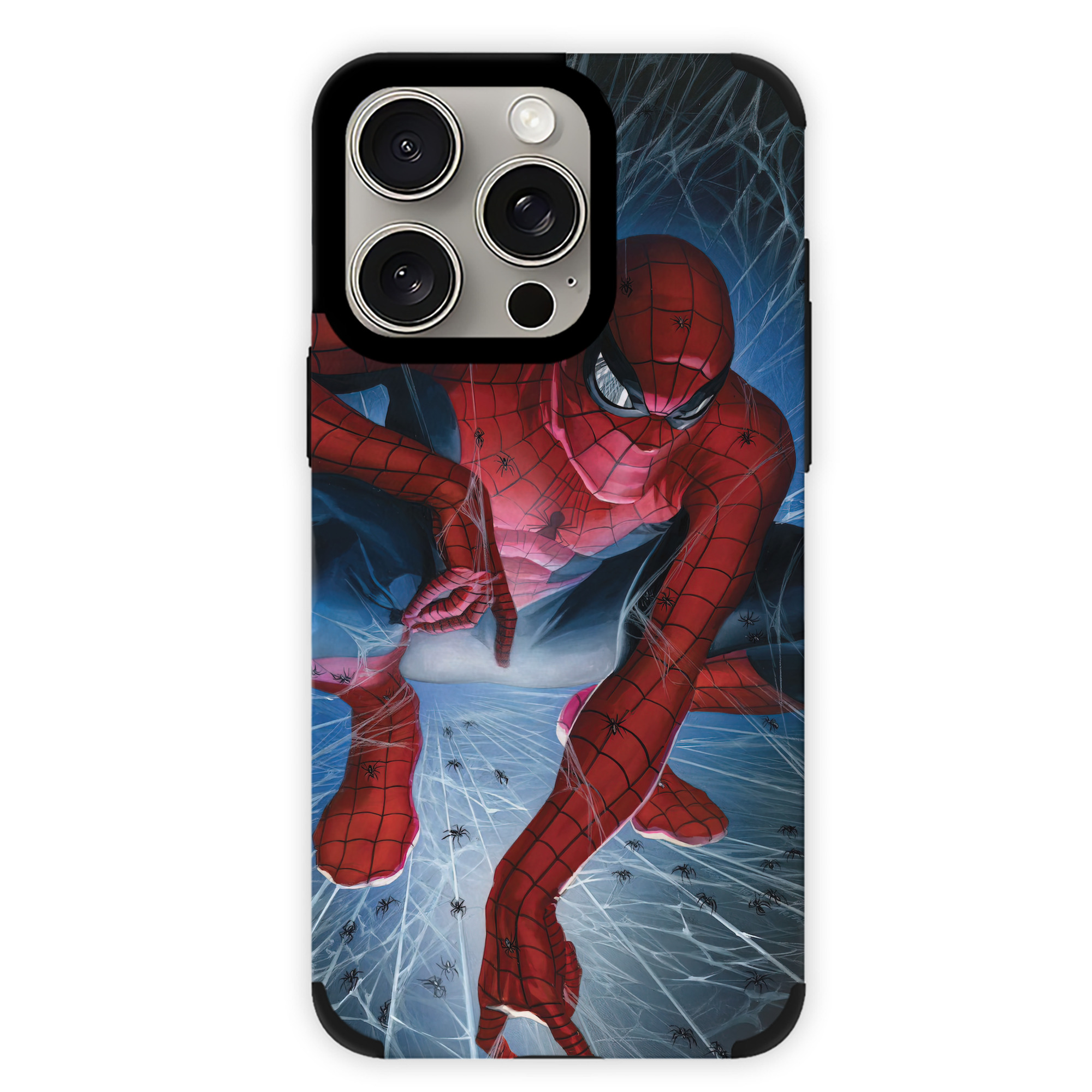 （画像用） Spider Man スパイダーマン 【iPhone15ProMax対応】 PUレザー スマホケース 耐衝撃＆黄変防止
