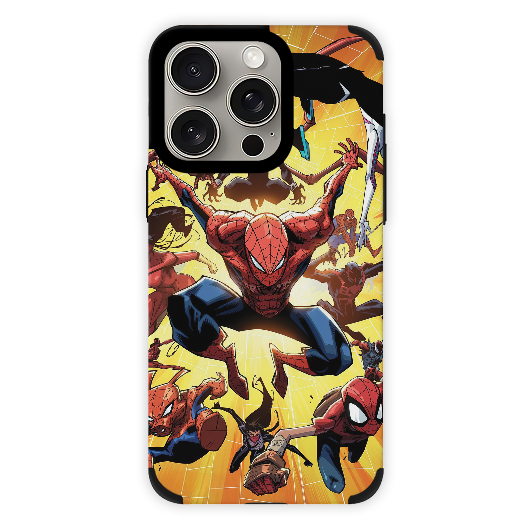 Spider Man スパイダーマン 【iPhone15ProMax対応】 PUレザー スマホケース 耐衝撃＆黄変防止