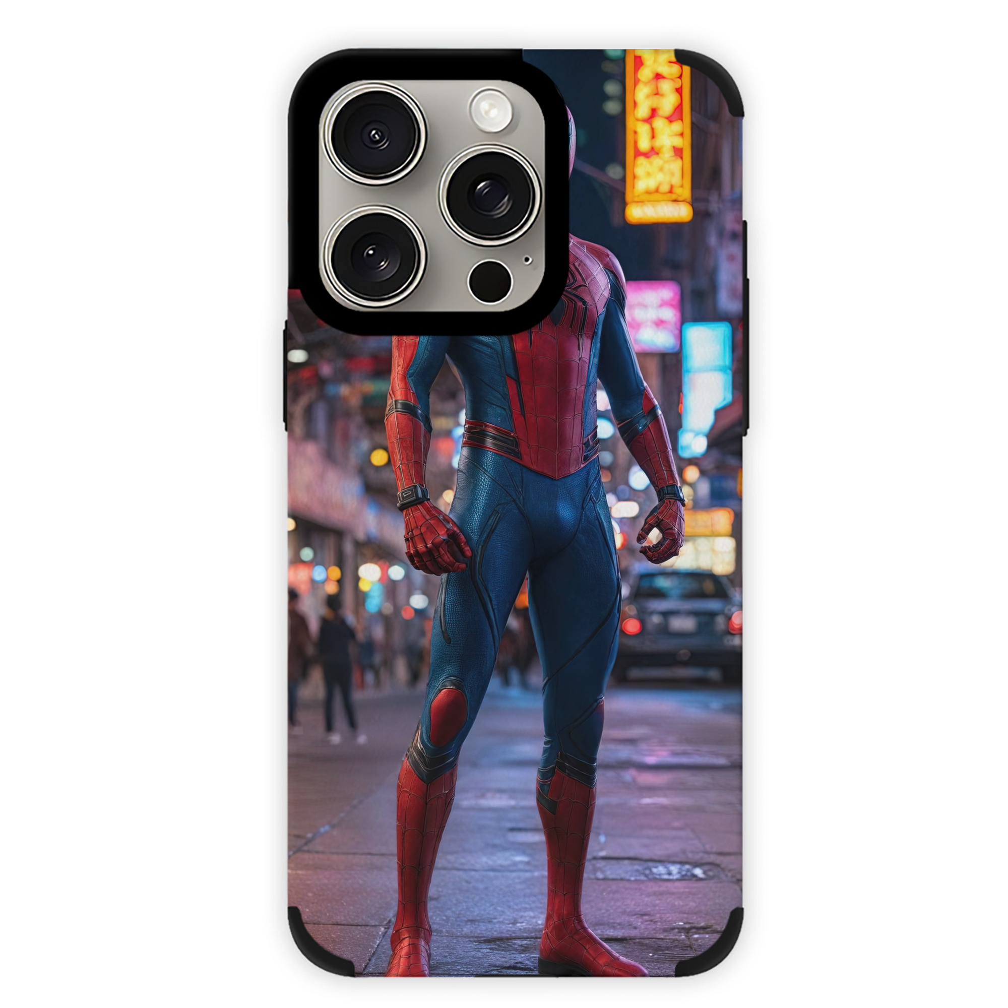 Spider Man スパイダーマン 【iPhone15ProMax対応】 PUレザー スマホケース 耐衝撃＆黄変防止