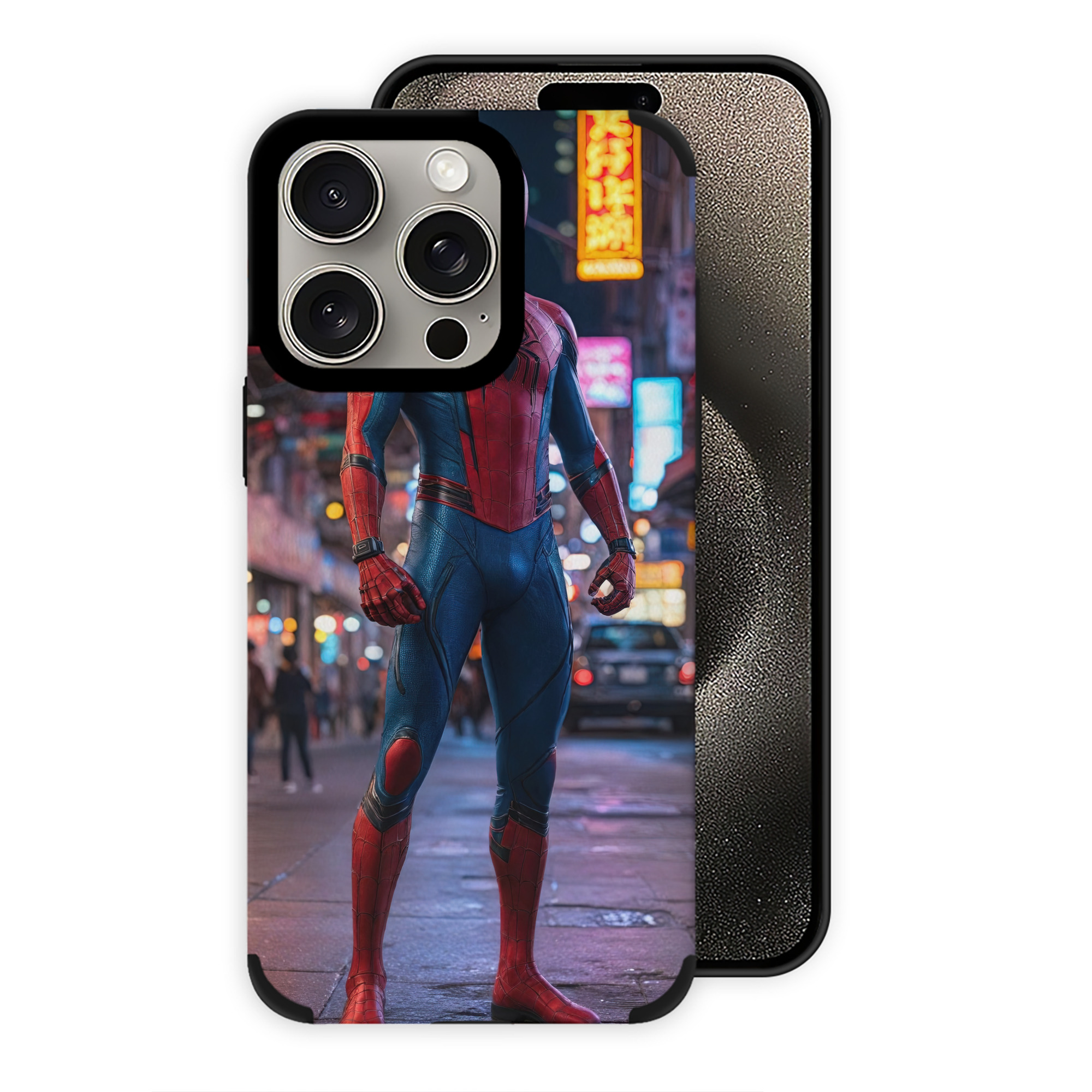 Spider Man スパイダーマン 【iPhone15ProMax対応】 PUレザー スマホケース 耐衝撃＆黄変防止