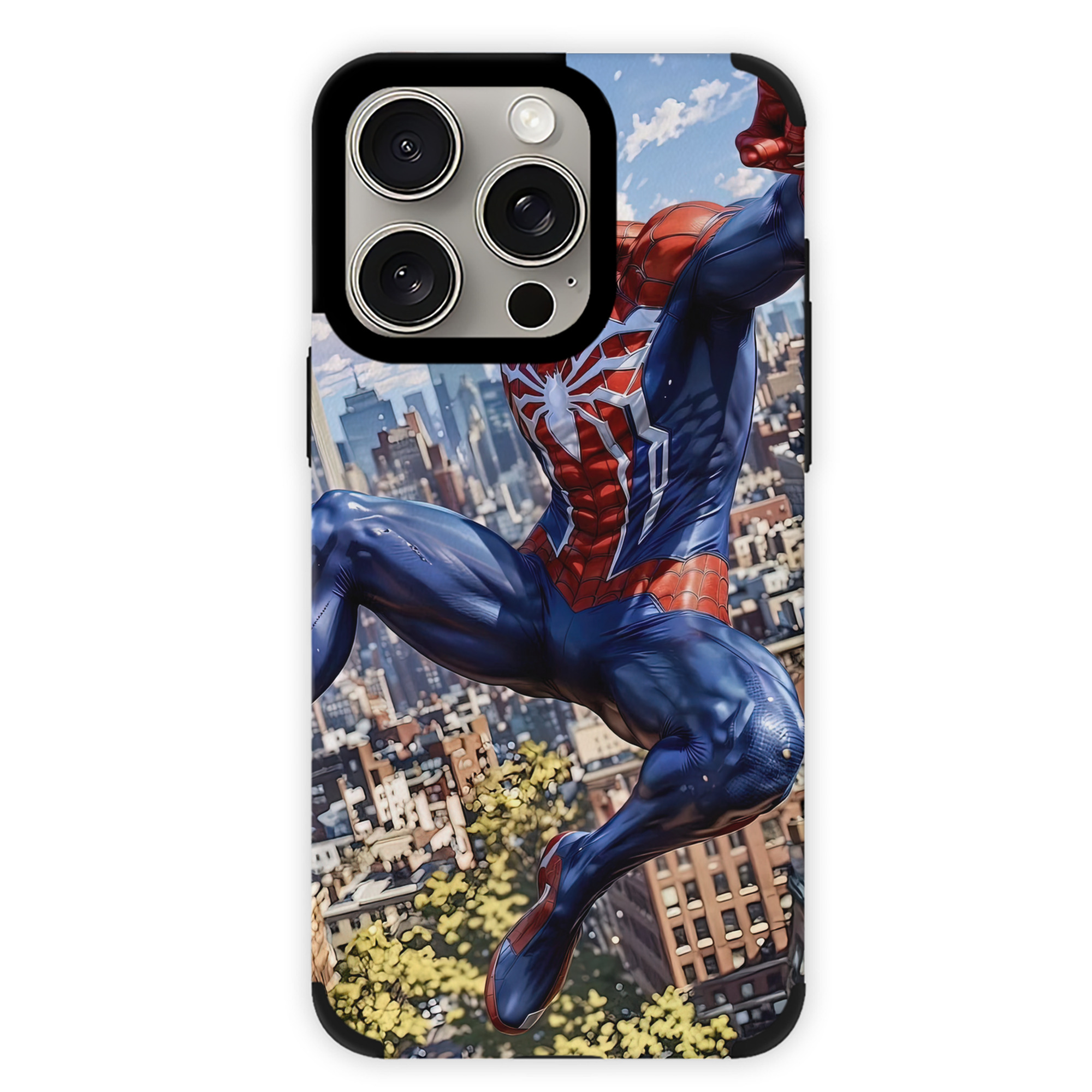 Spider Man スパイダーマン 【iPhone15ProMax対応】 PUレザー スマホケース 耐衝撃＆黄変防止