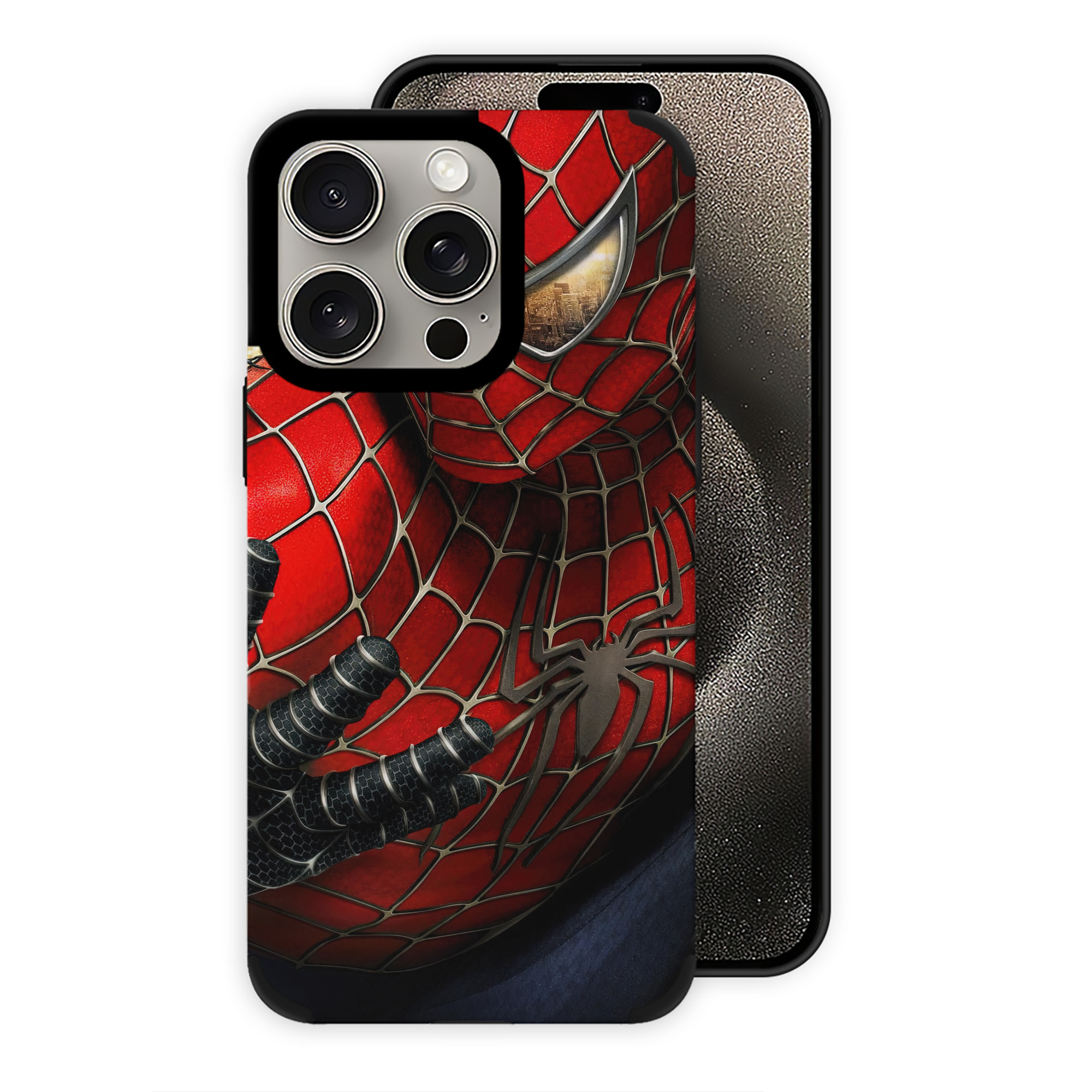 Spider Man スパイダーマン 【iPhone15ProMax対応】 PUレザー スマホケース 耐衝撃＆黄変防止