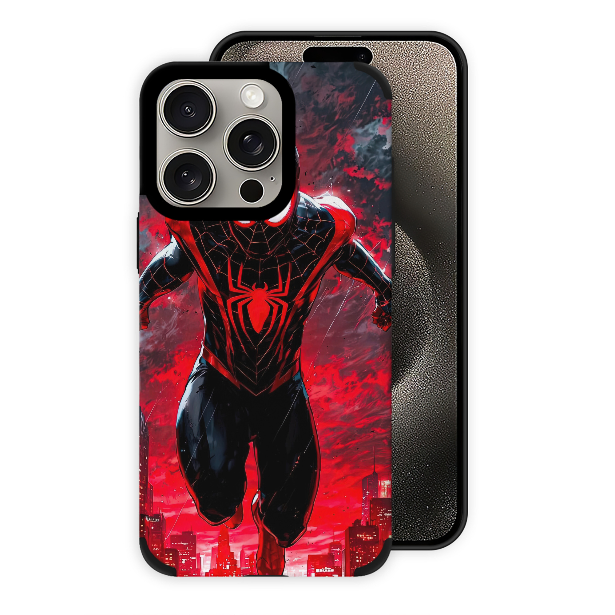 Spider Man スパイダーマン 【iPhone15ProMax対応】 PUレザー スマホケース 耐衝撃＆黄変防止
